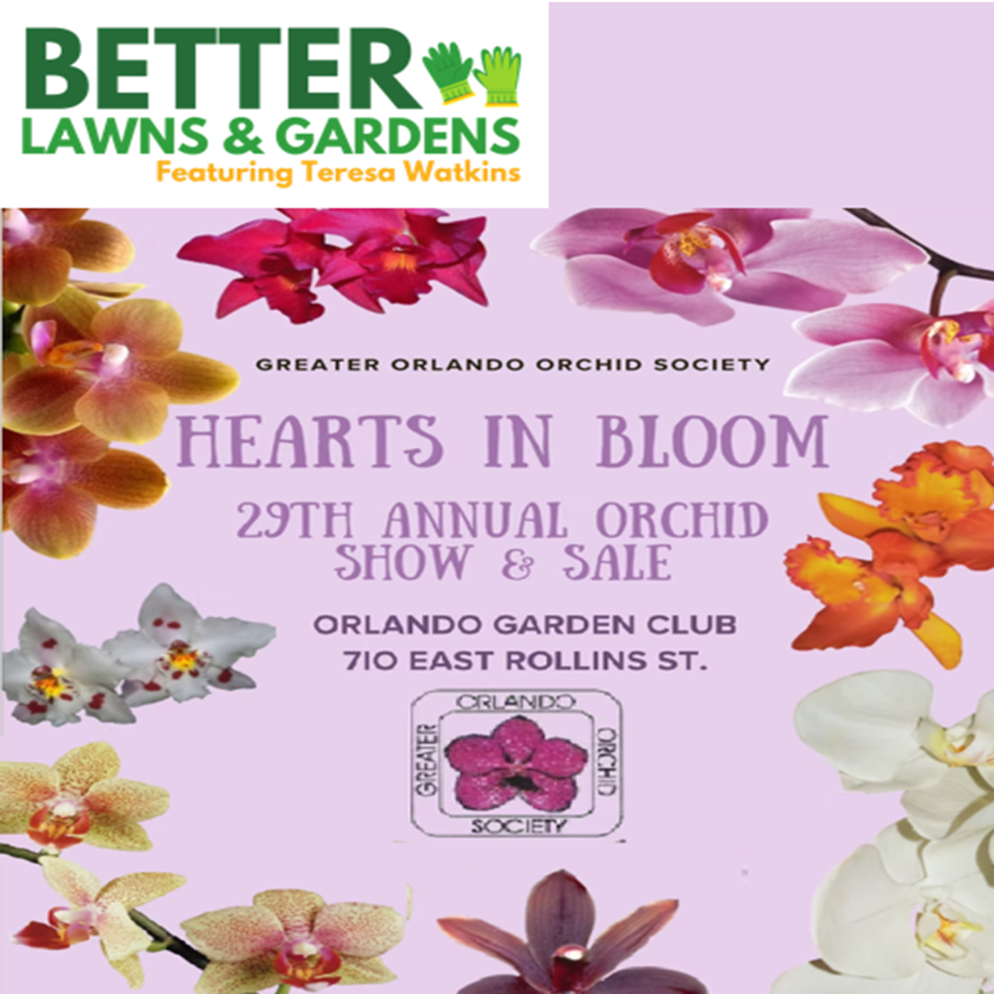 Better Lawns and Gardens - Hour 2 Hearts in Bloom Orlando Orchid Show Feb 7 2026