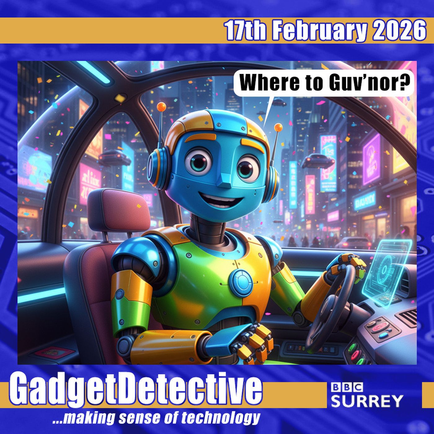 17th February 2026 - Discussing Driverless Taxis on BBC Radio Surrey