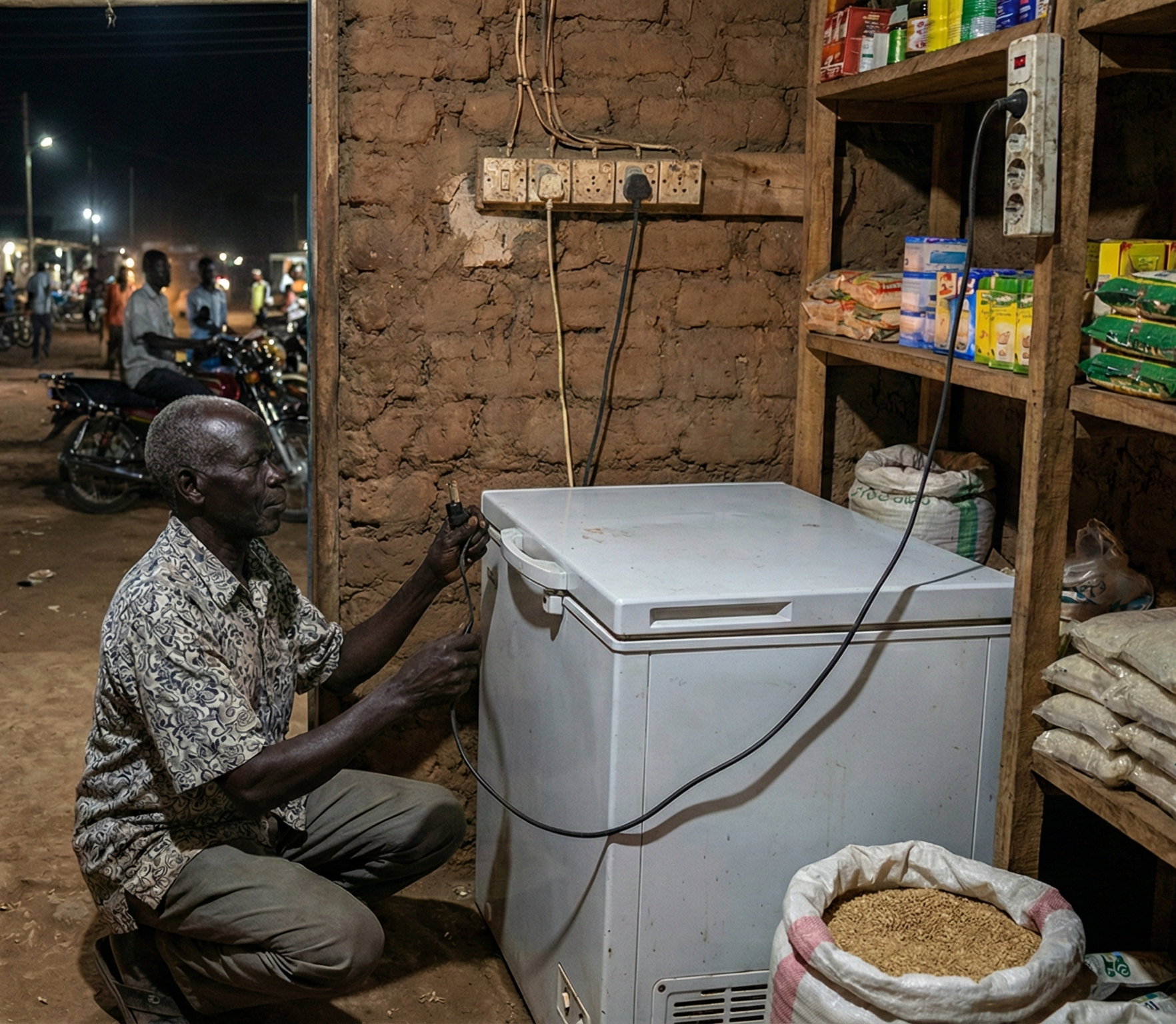 Electricity Lights Up Nimule