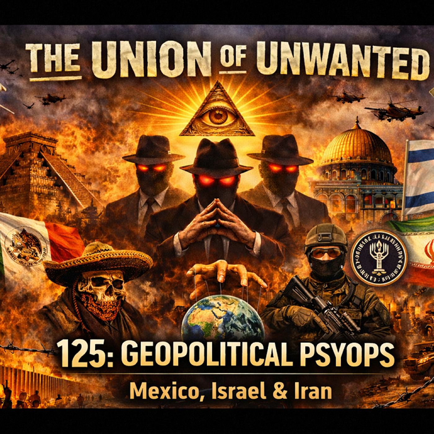 The Union Of The Unwanted: 125: GEOPOLITICAL PSYOPS: Mexico, Israel & Iran