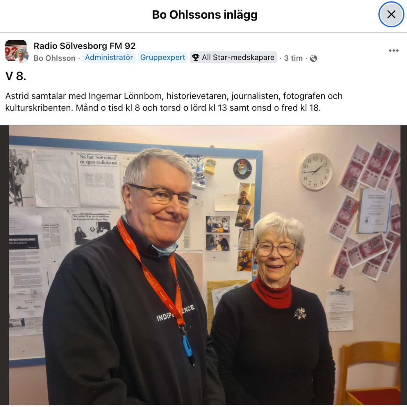 S20 Ep4: Specialprogram: Astrid Heinsen intervjuar Ingemar Lönnbom episode artwork
