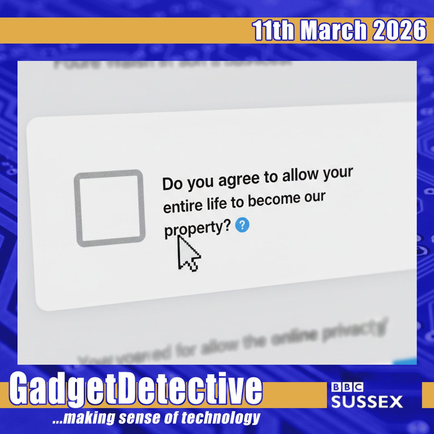 11th March 2026 - Talking Online Privacy on BBC Radio Sussex 11th March 2026 - Talking Online Privacy on BBC Radio Sussex