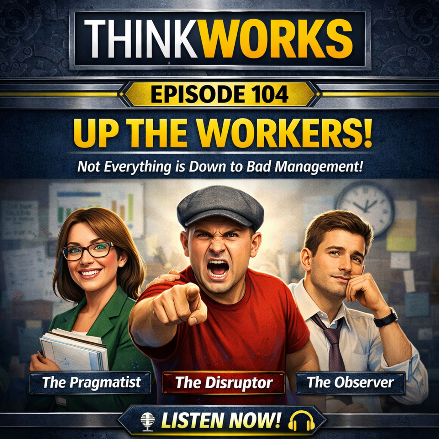 104: ThinkWORKS 104 Up The Workers! episode artwork