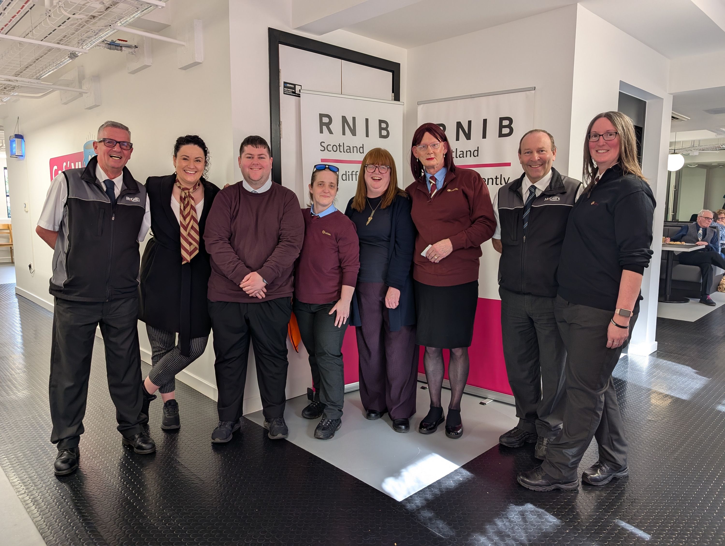 RNIB Scotland Swap With Me Project Milestone - McGill's Buses