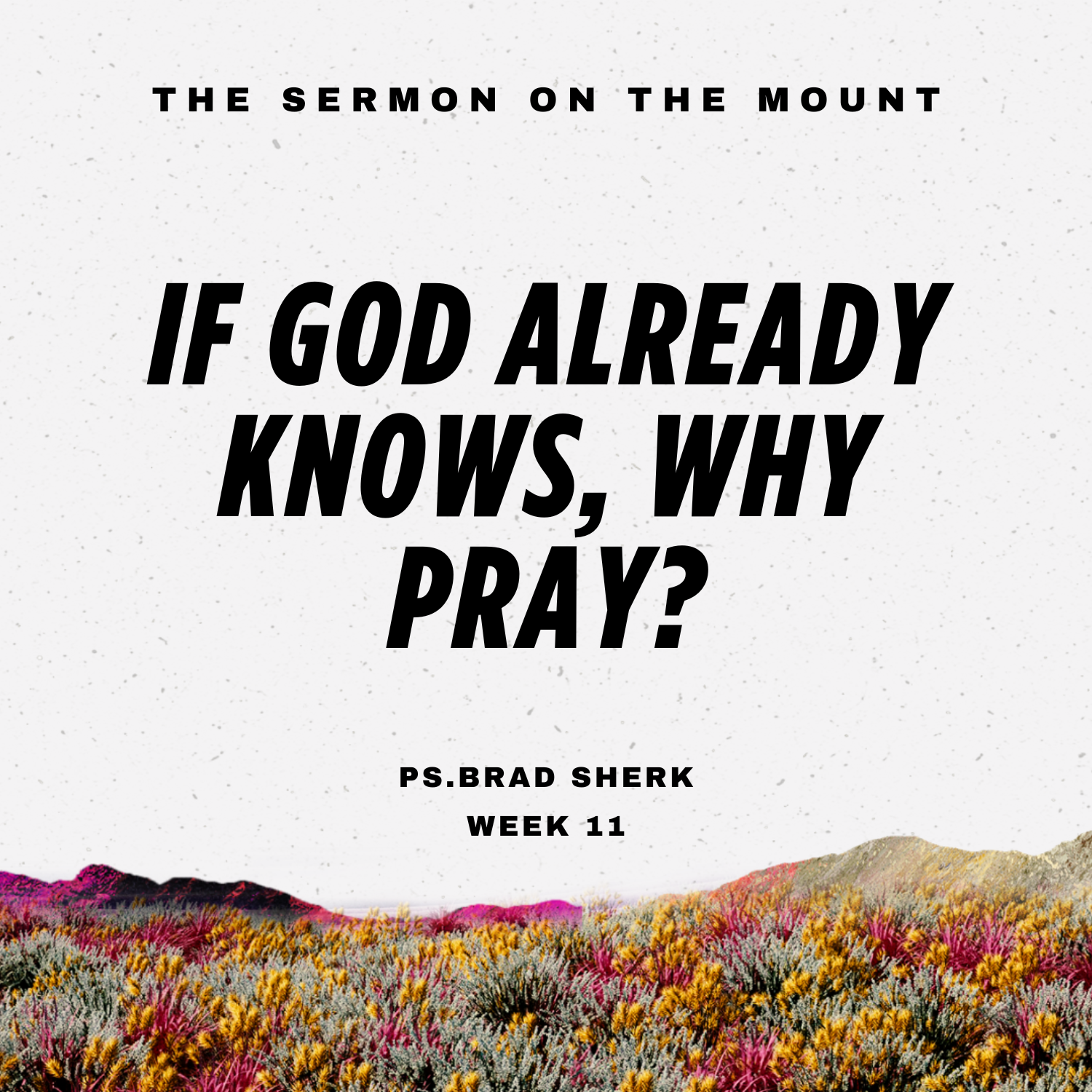 S3 Ep78: Prayer Without Hypocrisy | The Sermon on the Mount | Week 11 episode artwork