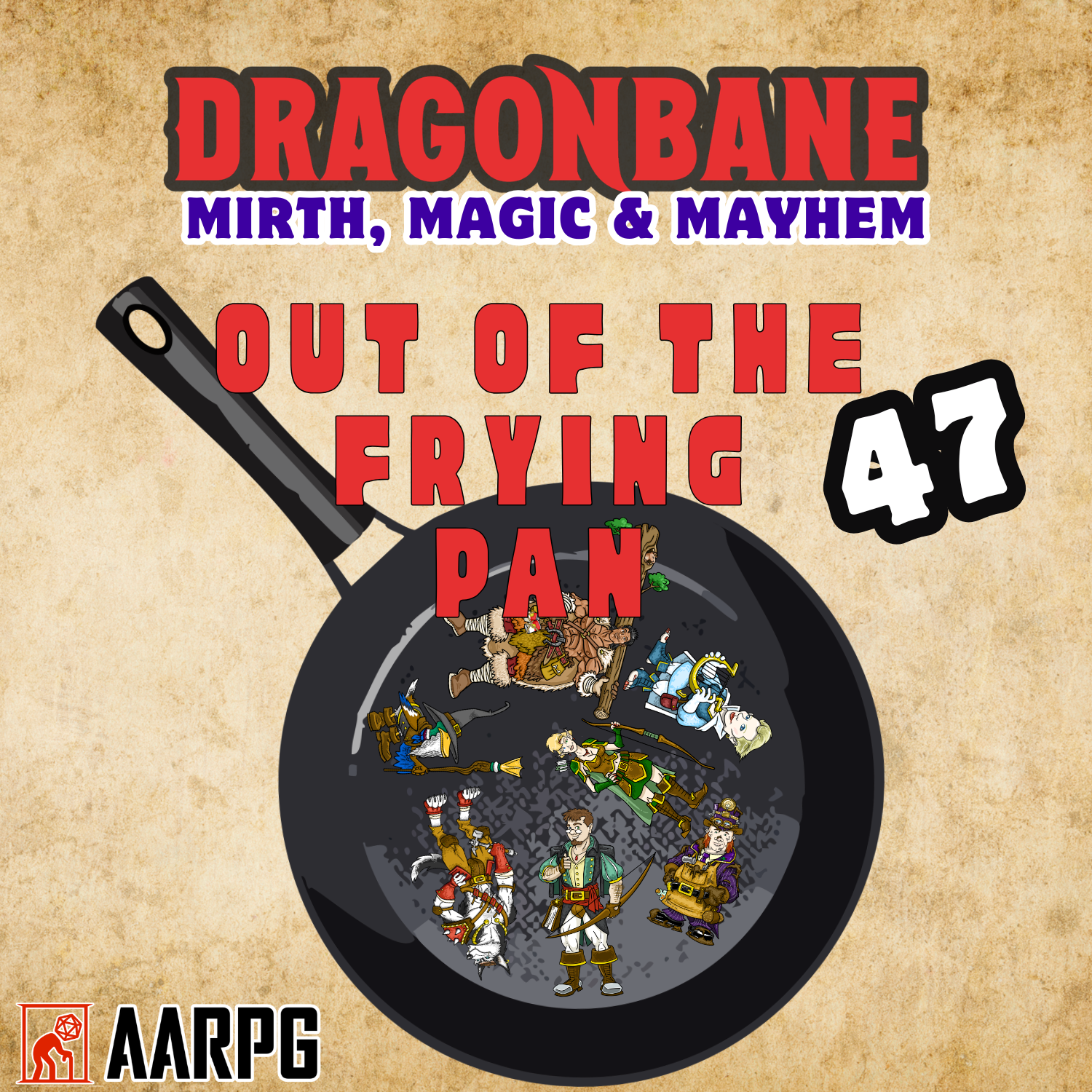 166: Dragonbane EP 47: Out of the Frying Pan episode artwork