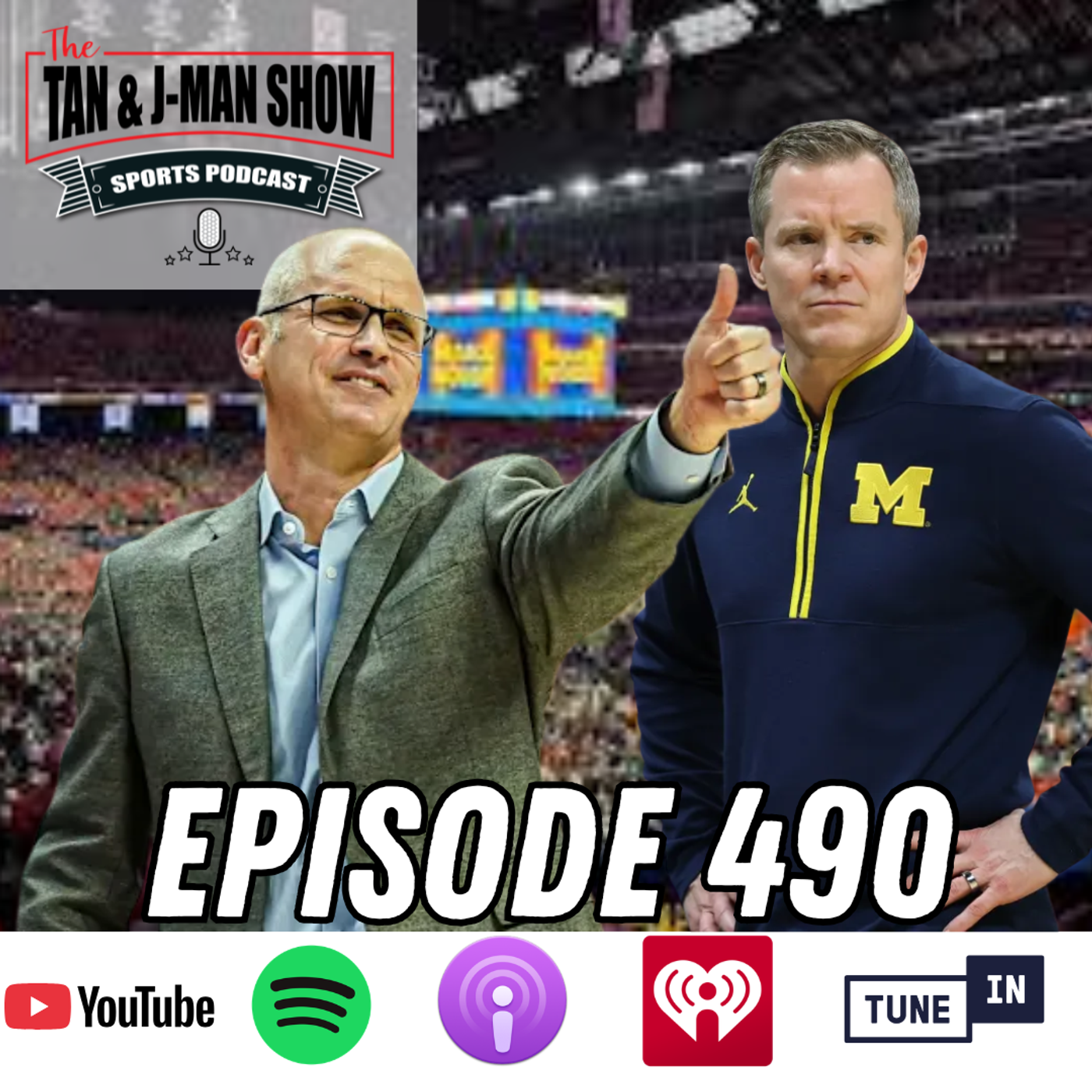 S10 Ep490: Michigan vs UConn For The National Title | It's Masters Week episode artwork