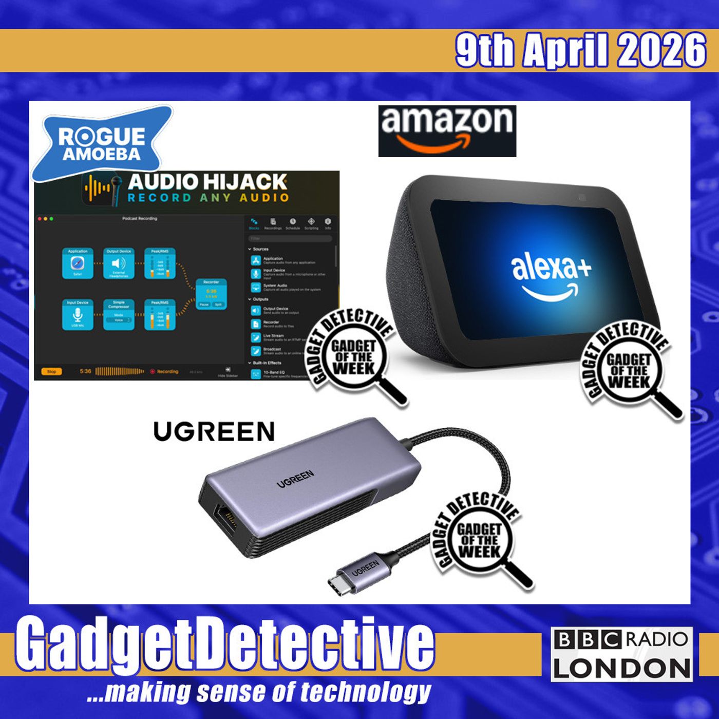 9th April 2026 - Tech Reviews on BBC Radio London