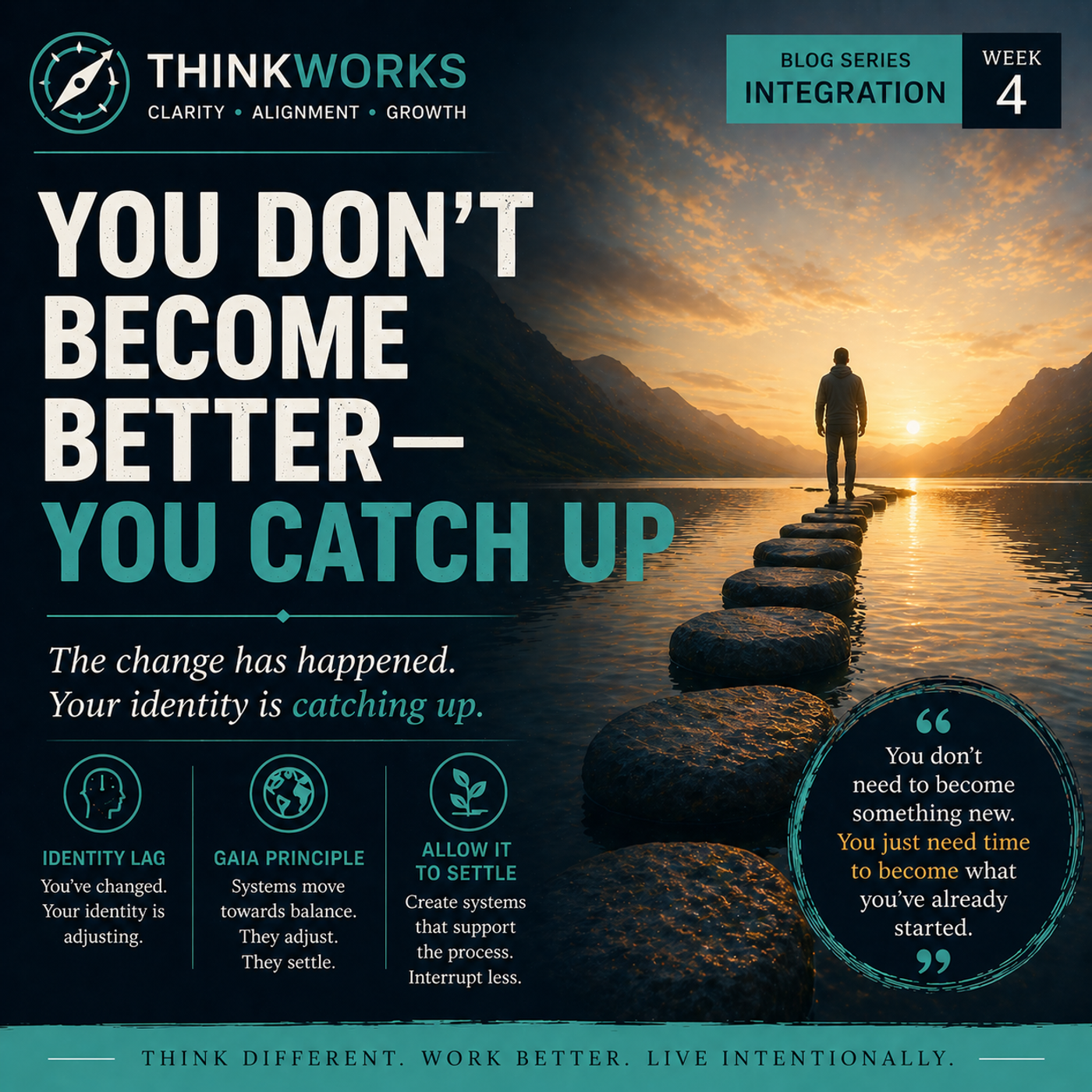 110: ThinkWORKS 110 You Don't Become Better You Catch Up! episode artwork