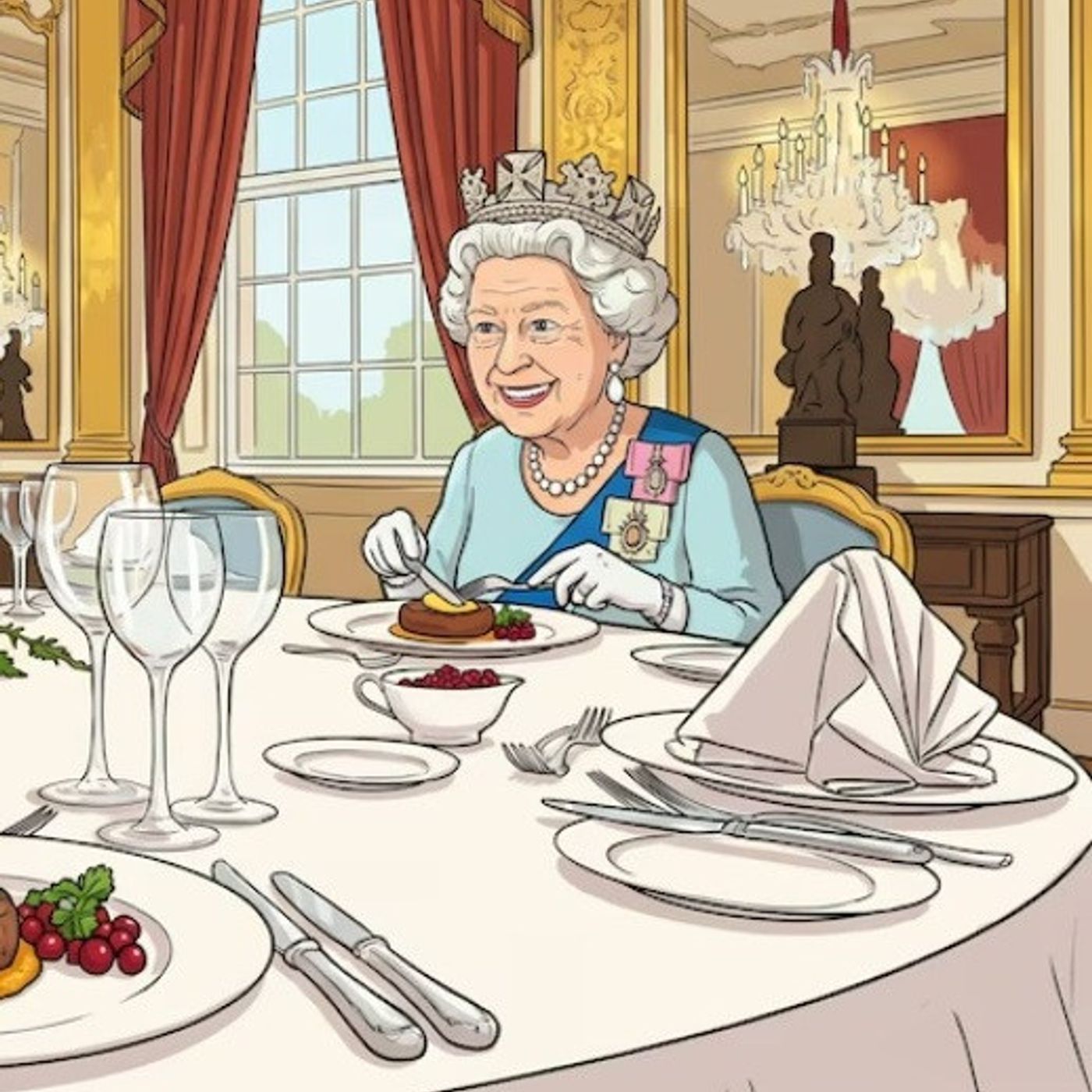 606: Podcast IA - El menú secreto de la reina Isabel II: los rituales, las reglas y la historia detrás de su plato más insólito episode artwork
