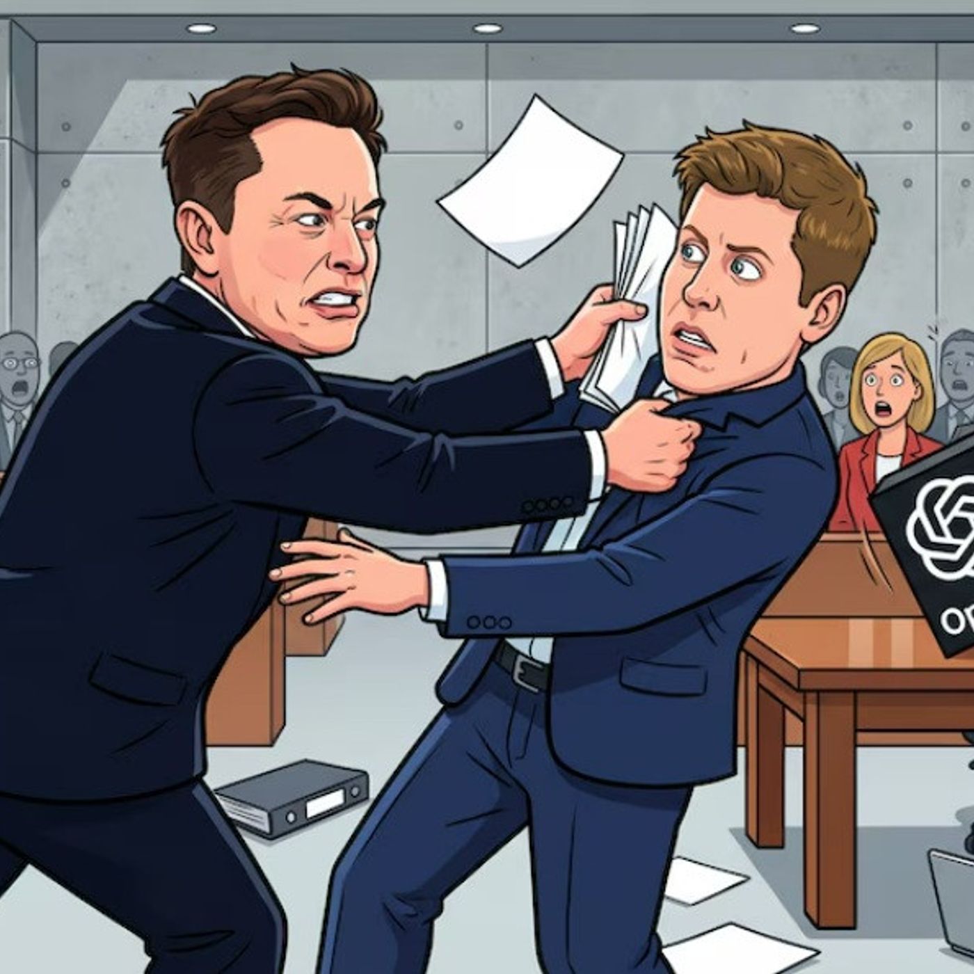 630: Podcast IA - El juicio del año entre Musk y Altman revela amenazas, insultos y una caída histórica del prestigio de la IA episode artwork