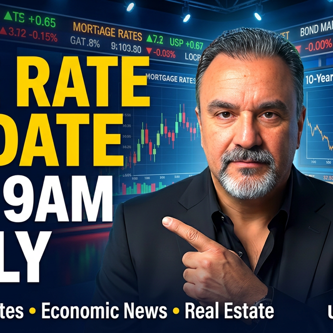 The Rate Update LIVE: Mortgage Rates, Markets & Real Estate at 9AM