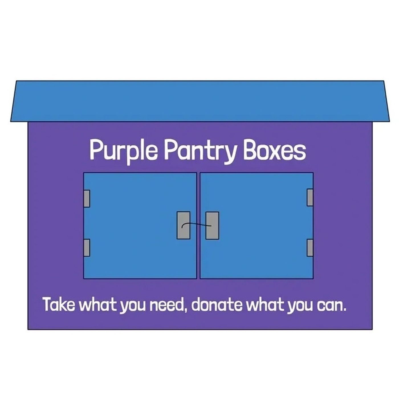 Mental Health Parity Coalition - Purple Pantry Boxes - Wheeler's Foster Care Programs