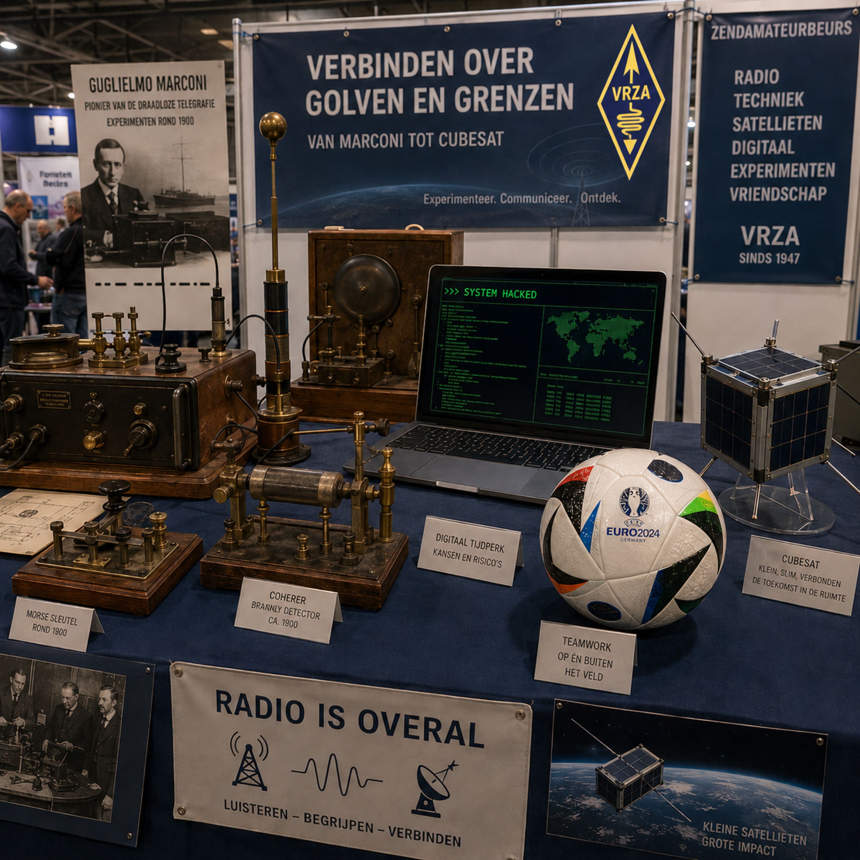 S3 Ep707: Weeknieuws: Hamvention, Hacker gebruikte morse, Voetbal!, ARICA-2, Allstar, S3E707 episode artwork