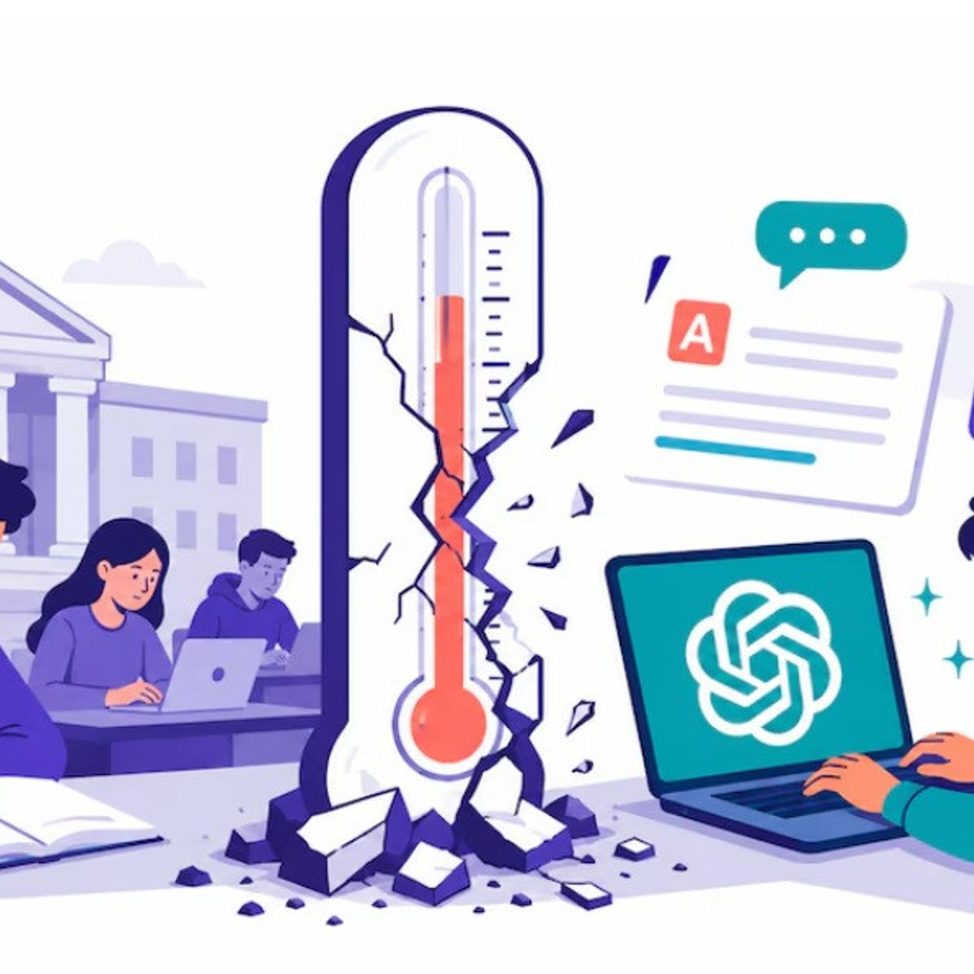 664: Podcast IA - ChatGPT no rompió la universidad: rompió el termómetro con el que se la mide episode artwork
