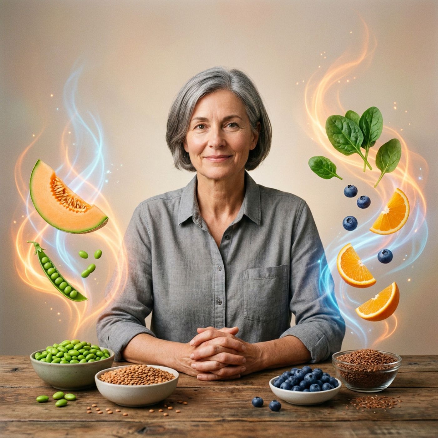 665: Podcast IA - Qué comer durante la menopausia para aliviar los sofocos, según la ciencia episode artwork