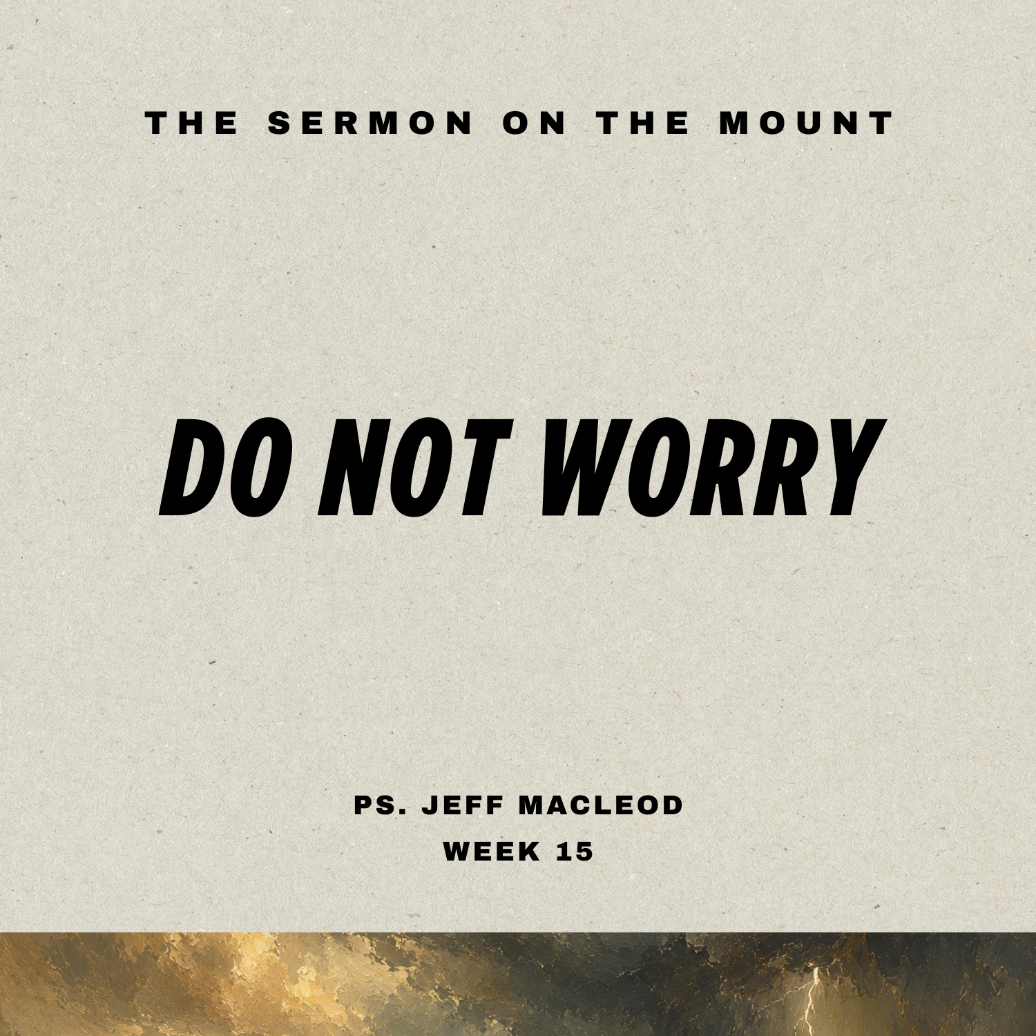 S3 Ep85: Freedom from Anxiety | The Sermon on the Mount | Week 15 episode artwork