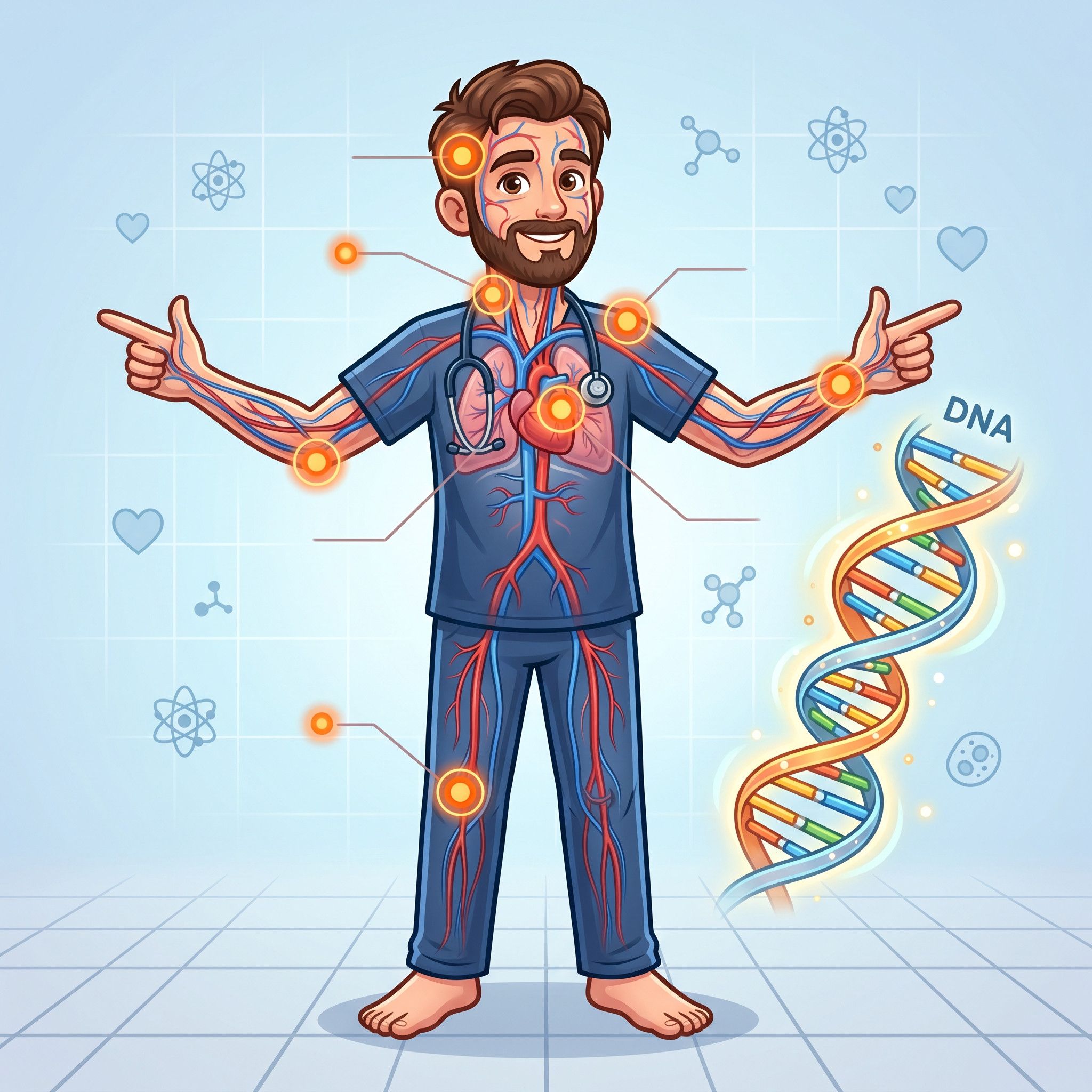 679: Podcast IA - Cuáles son los nueve puntos de pulso que los médicos pueden examinar para evaluar el corazón episode artwork