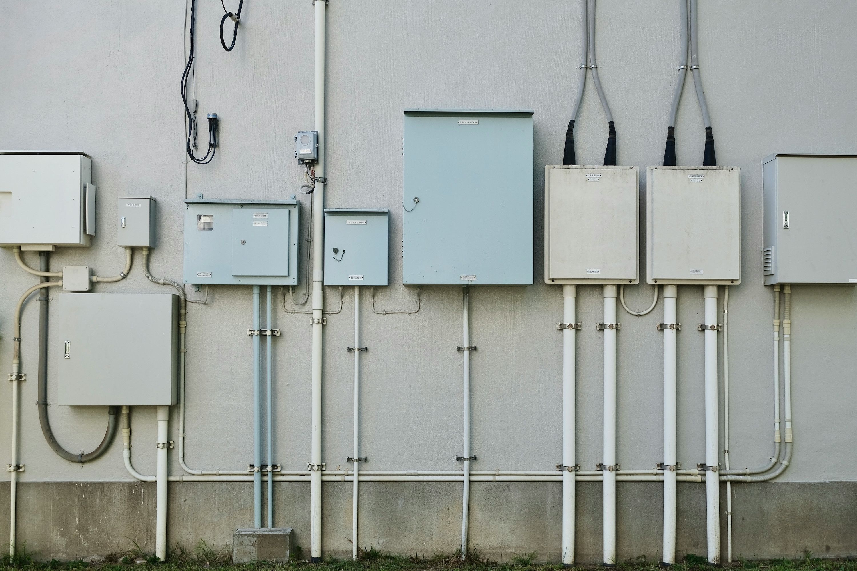 Electrical outdoor distribution box, Greece
