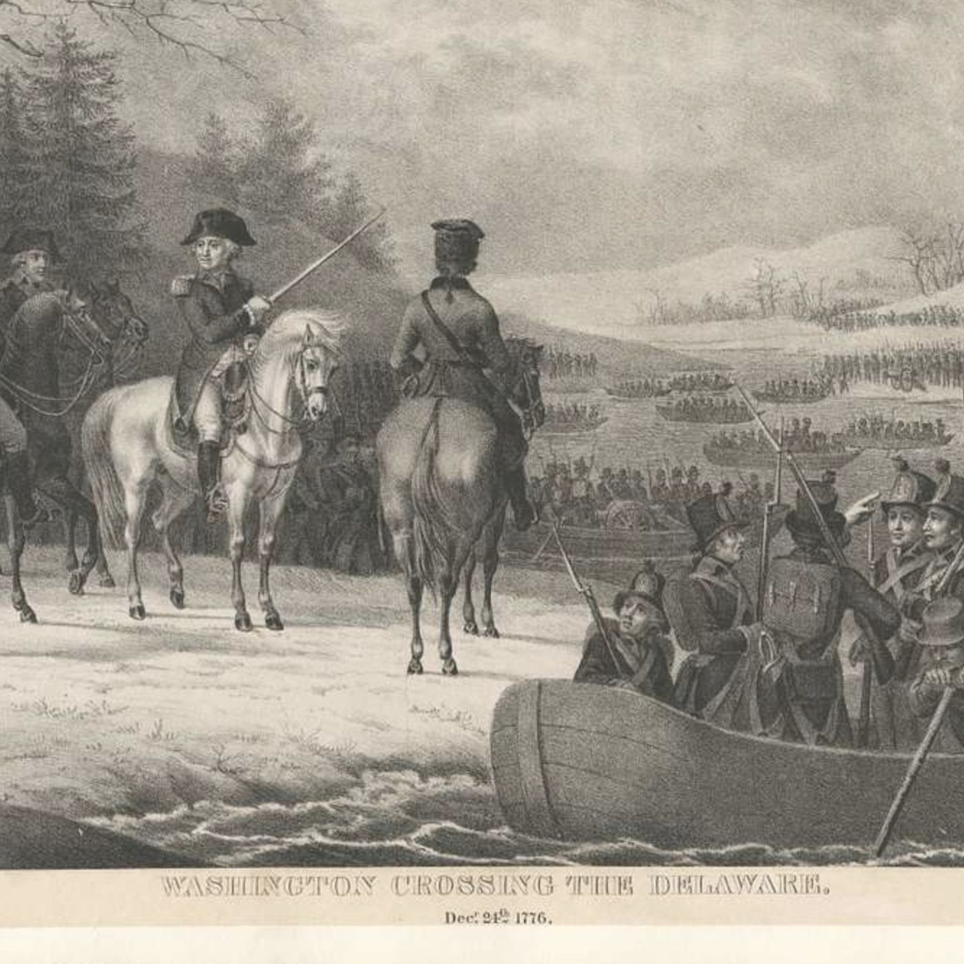 S8 Ep928: Edward J. Larson describes how Washington led a desperate Christmas crossing of the Delaware River to surprise the Hessians at Trenton. The subsequent victory at Princeton provided the moral triumph needed to sustain the struggling Continental Army. (15/1