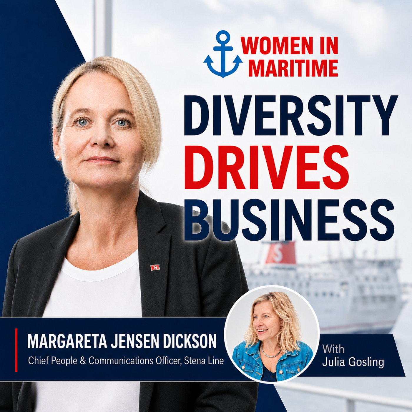 Stena Line Leadership: Margareta Jensen Dickson on Inclusion | Women in Maritime