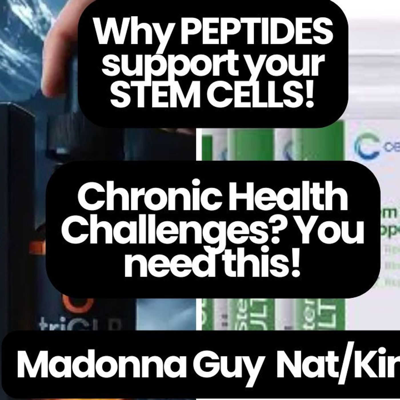 TriGLP PEPTIDES & Cerule Stem Enhance: powerful tools for repair, energy, gut health and resilience