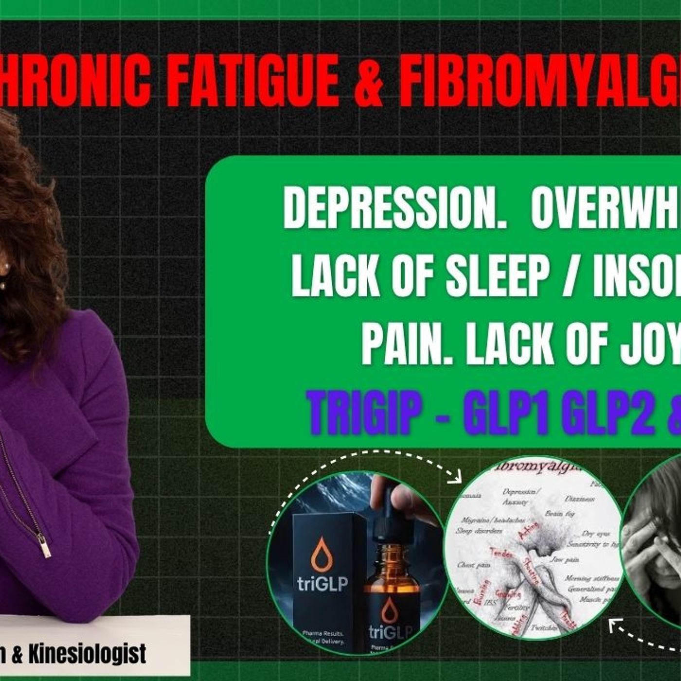 TriGLP supports fibromyalgia & chronic fatigue by calming inflammation and restoring energy balance