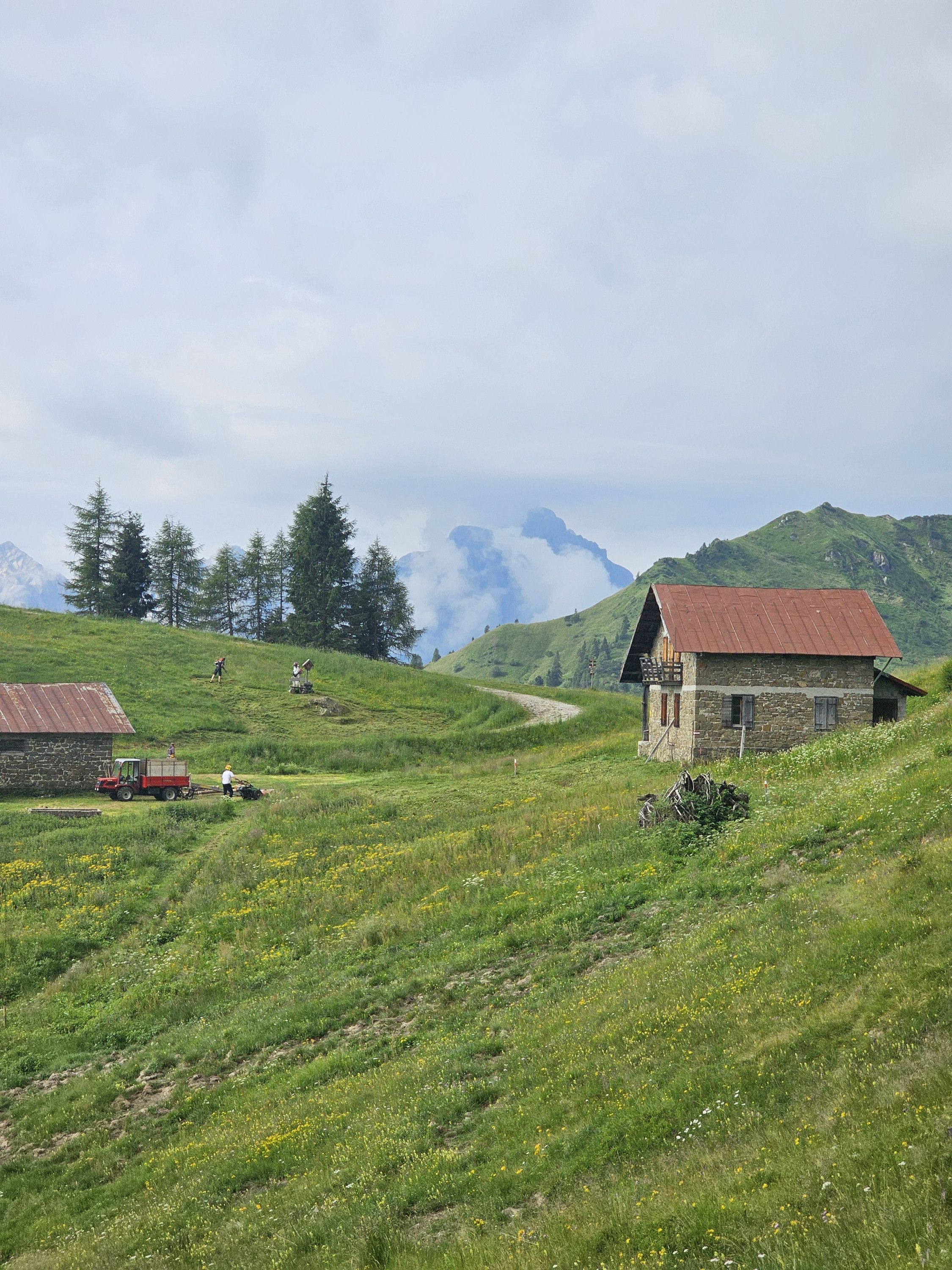 Lawnmowers in the mountains