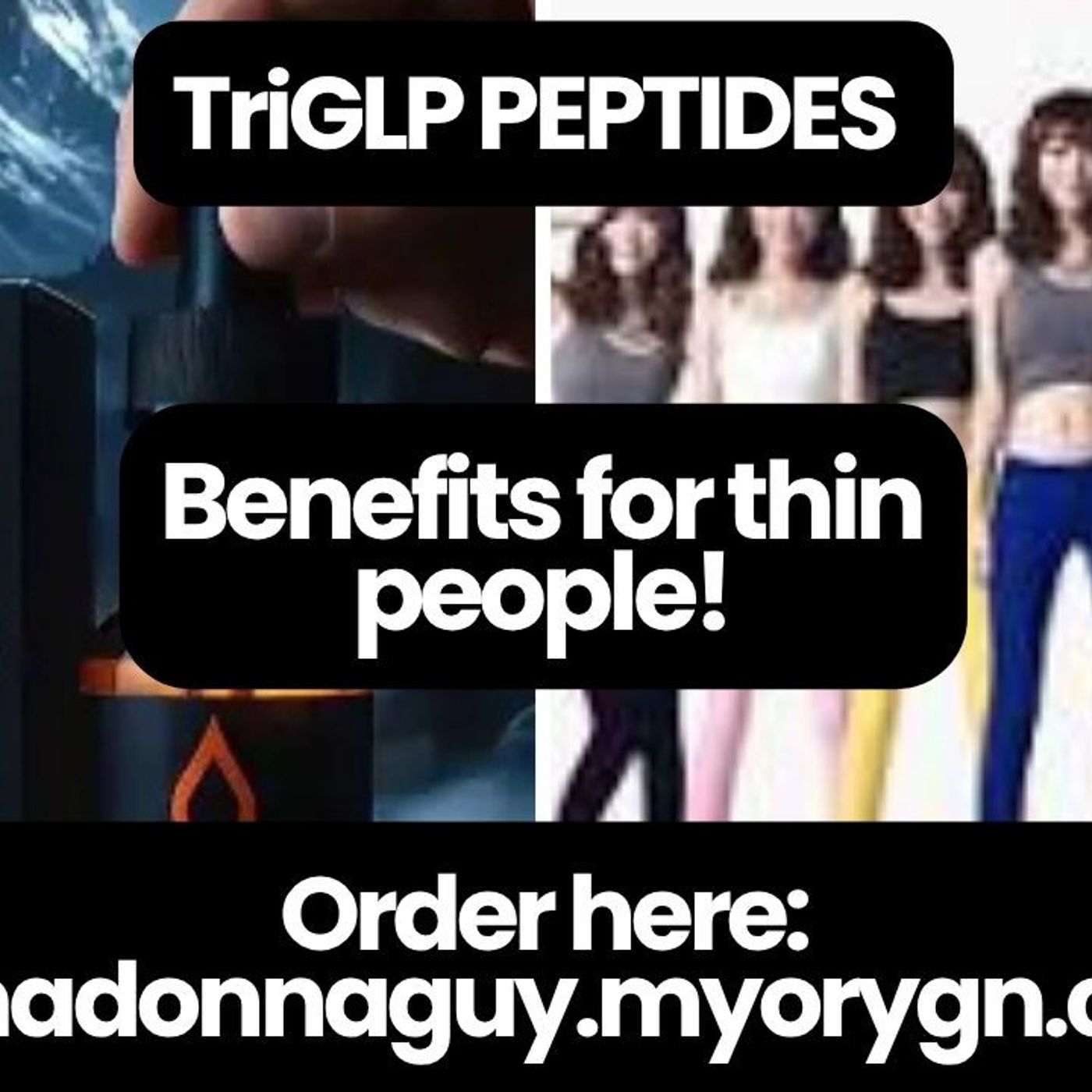 TriGLP Peptides GLP1 GLP2 and GIP - Benefits for thin people! Not just about moving visceral fat!