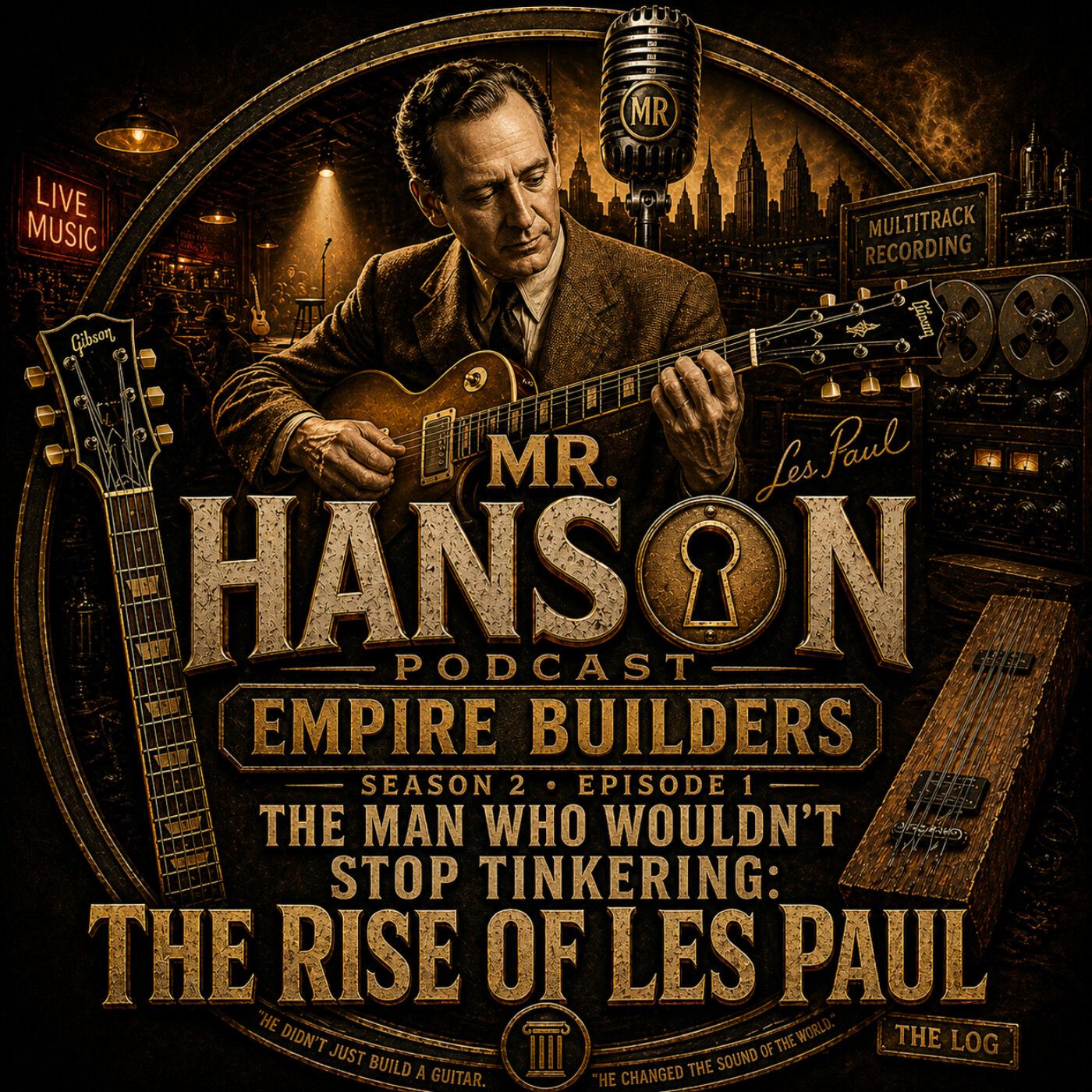 S2 Ep1: "The Man Who Wouldn't Stop Tinkering: The Rise of Les Paul" episode artwork