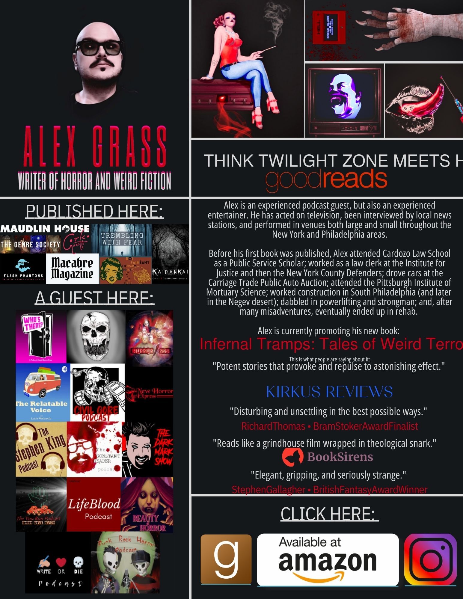 378: Alex Grass author of Infernal Tramps episode artwork