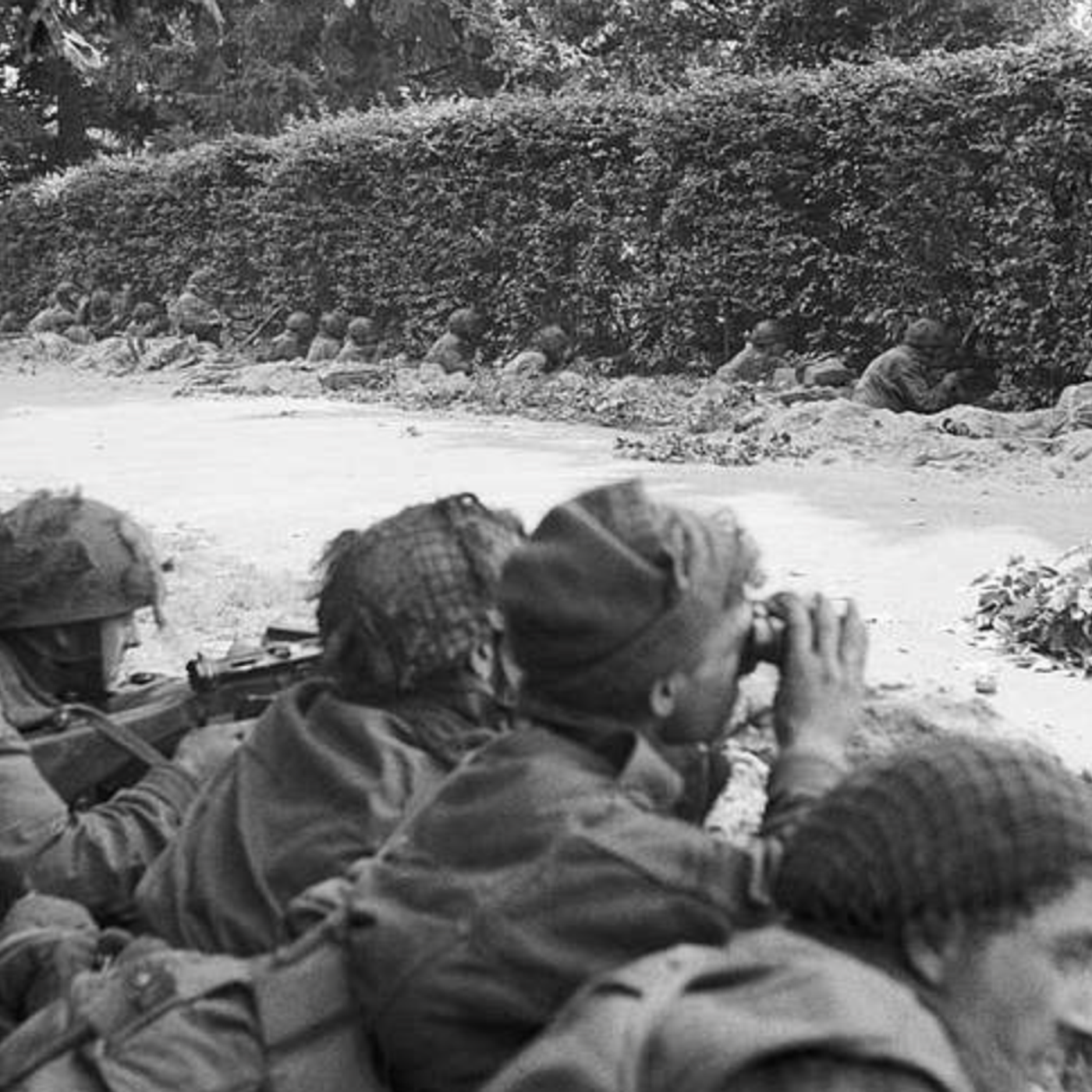 S8 Ep980: Patrick K. O'Donnell describes how over the next 40 hours, the Rangers on Hill 400 withstood five major German counterattacks and a relentless artillery barrage. Fifteen battalions of German artillery conducted "time on target" missions, raining shells do episode artwork