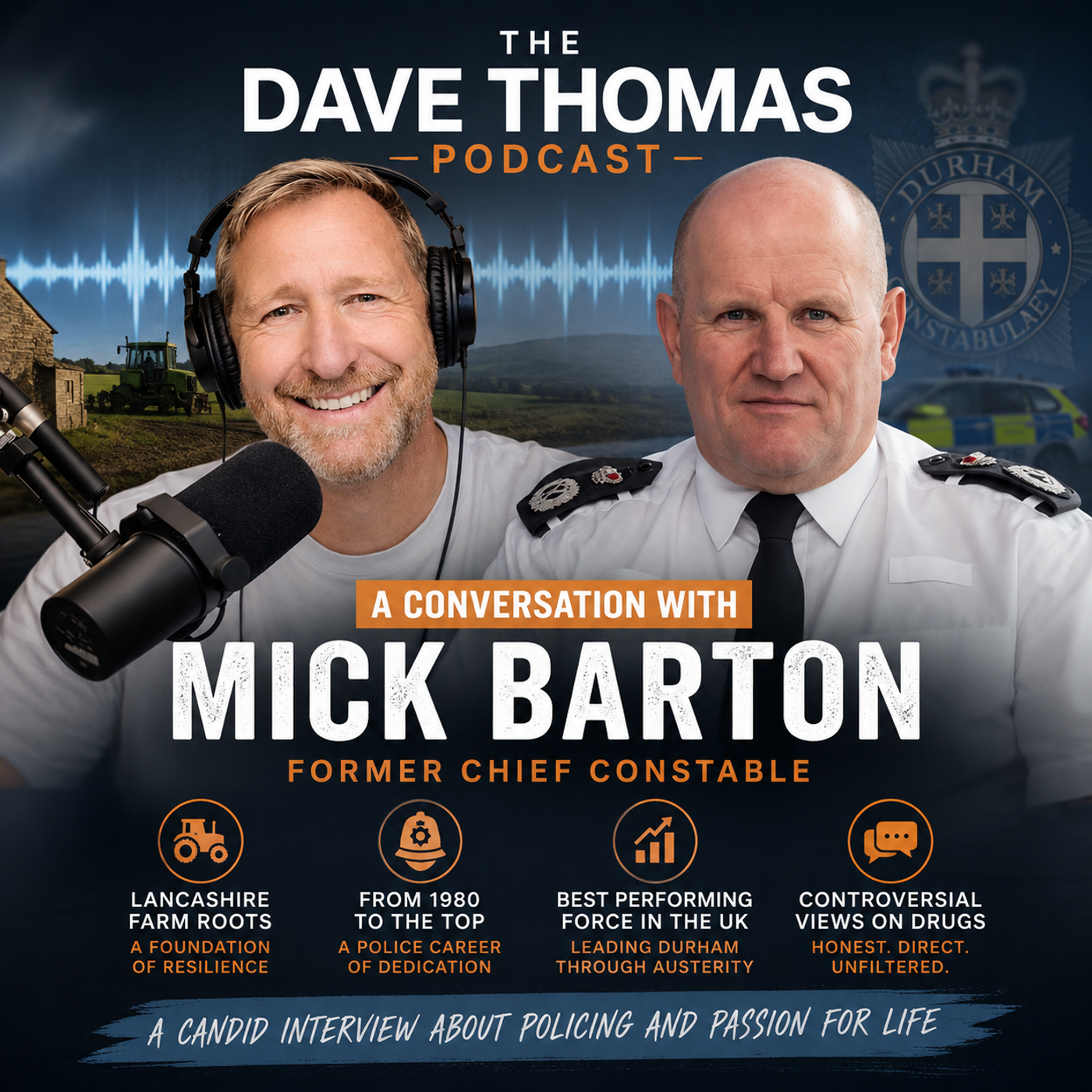 In conversation with former Chief Constable Mike Barton episode artwork