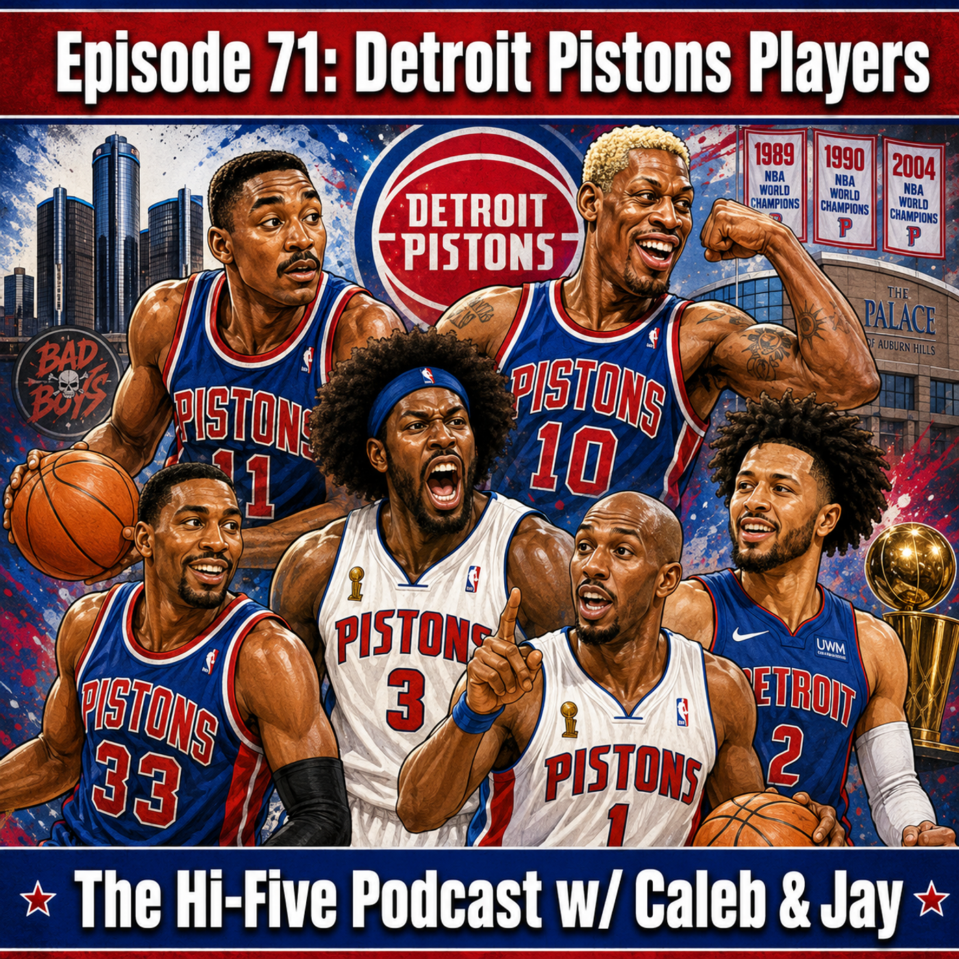 71: Detroit Pistons Players episode artwork