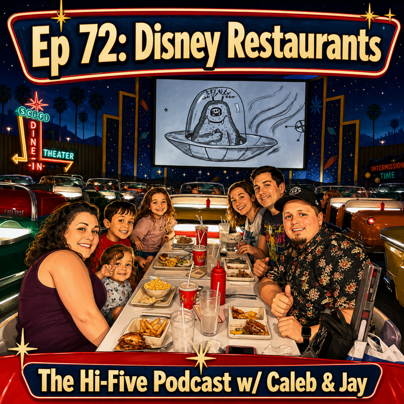 72: Disney Restaurants episode artwork