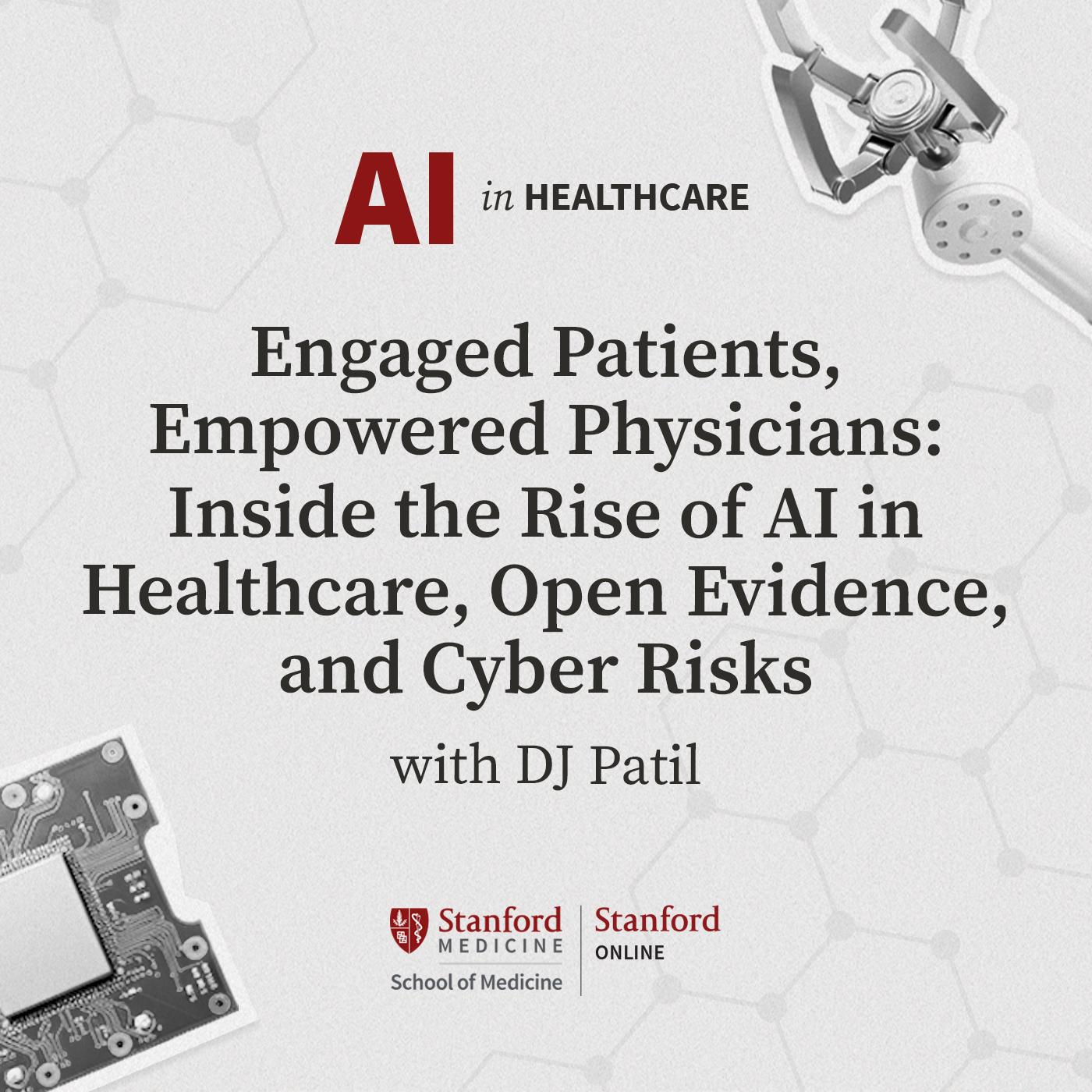 AI in Healthcare Series: Inside the Rise of AI in Healthcare, Open Evidence and Cyber Risks episode artwork