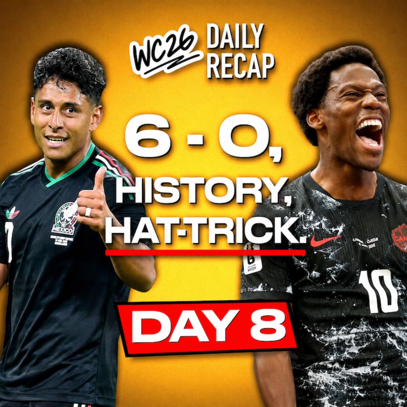 Day 8:  Canada DESTROYS Qatar & Mexico WIN Group A (Rabona TV) episode artwork