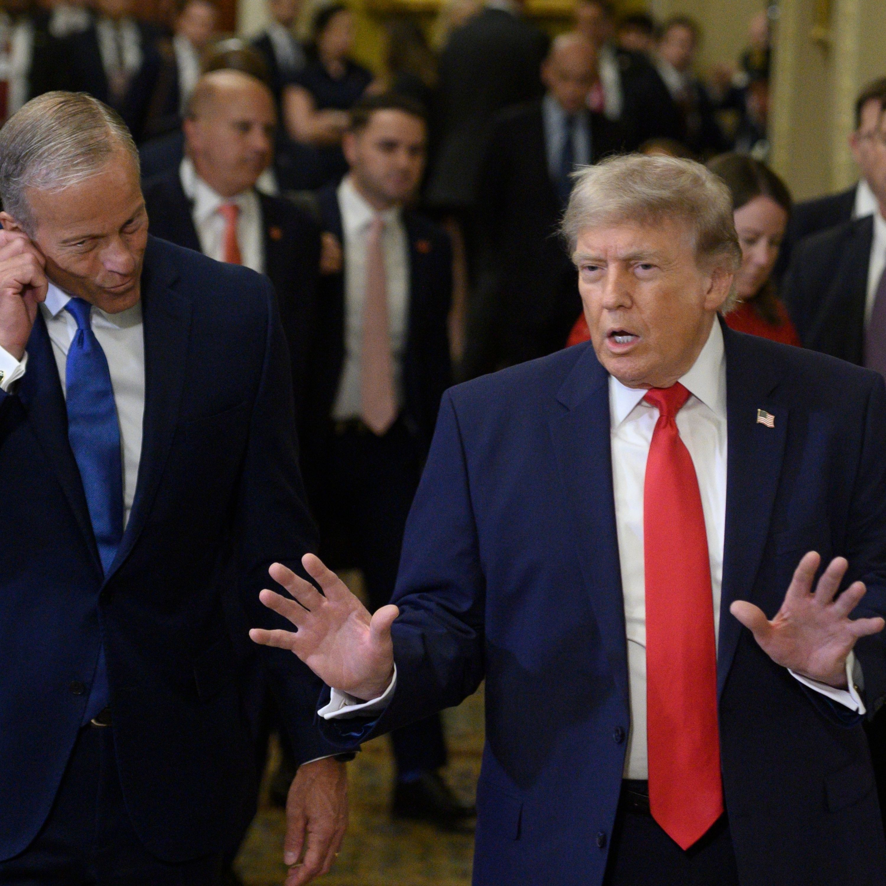 Trump, GOP Shouting Match