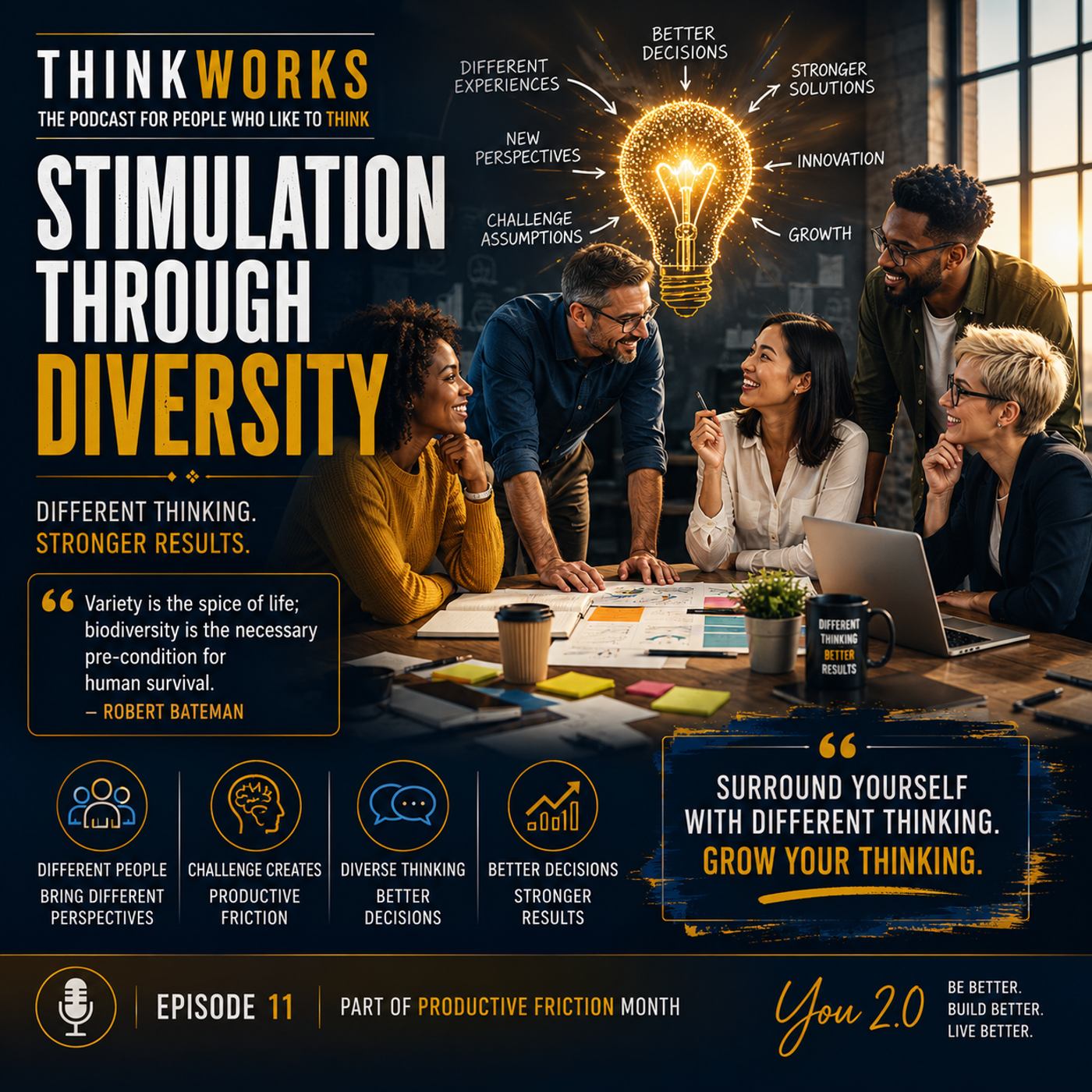 118: ThinkWORKS 118 Stimulation Through Diversity of Thinking episode artwork