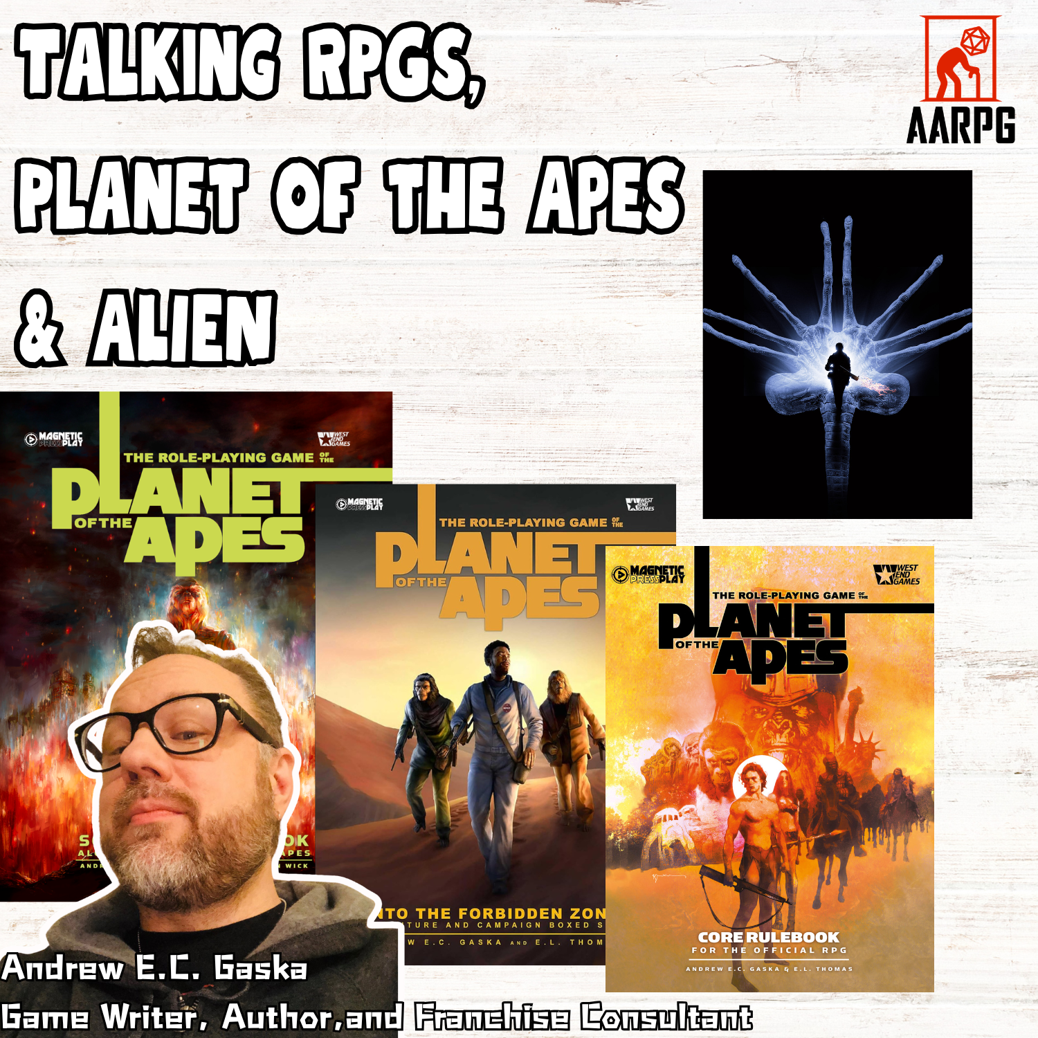 172: Between Two GMs: Planet of the Apes TTRPG episode artwork