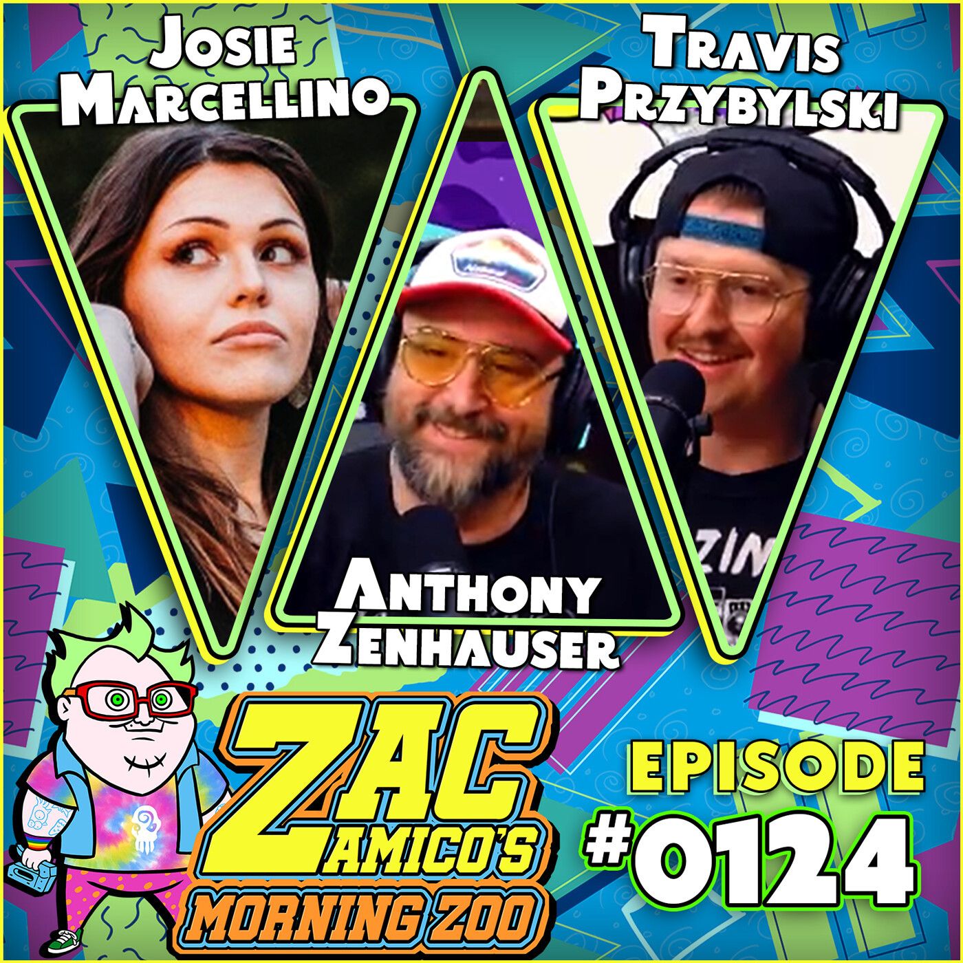 0124. Anthony Zenhauser, Josie Marcellino and Travis Przybylski episode artwork
