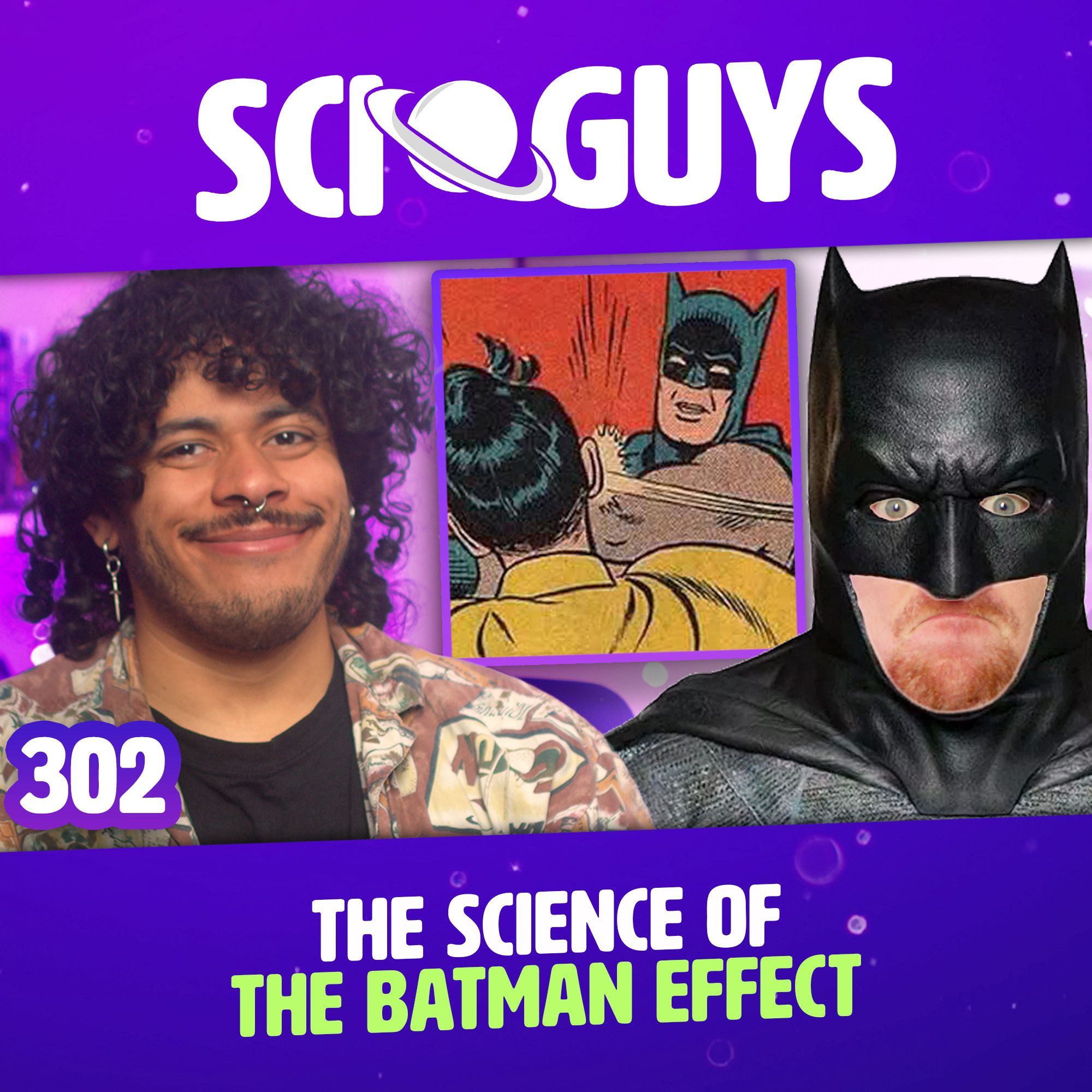 302: The Science of The Batman Effect episode artwork