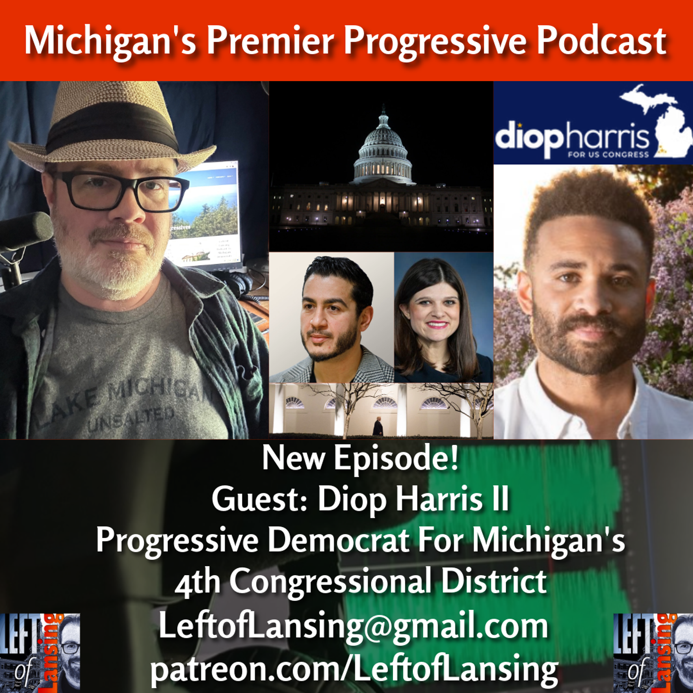 Diop Harris II--Progressive Democrat For Michigan's 4th Congressional District episode artwork