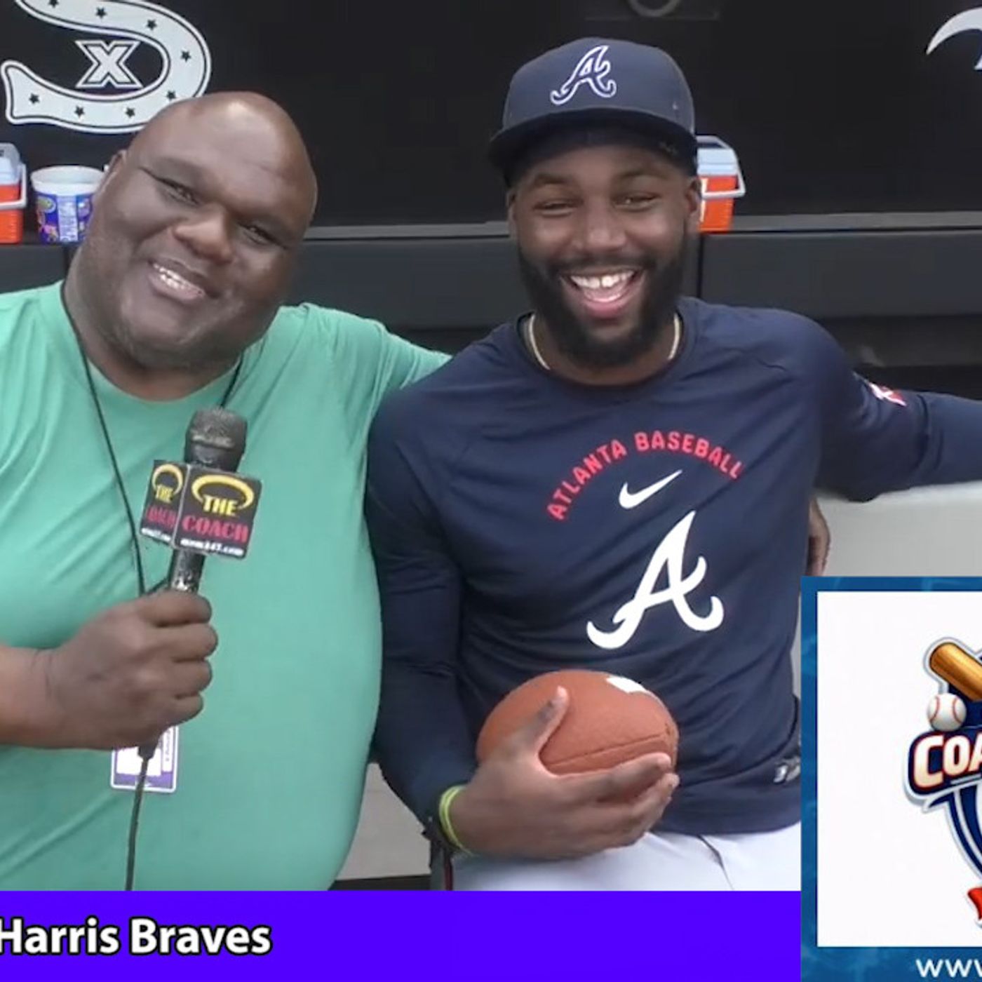 Michael Harris Braves & Coach Mayden MLB Stars of the Game One on One #2026 #sports #atlanta #mlb