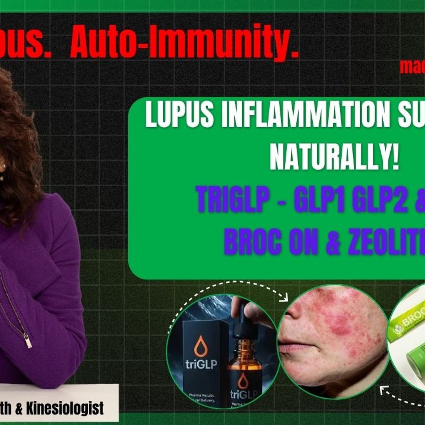 398: Natural Lupus Support: triGLP Anti‑Inflammatory Peptides, Sulforaphane and Zeolite Detox episode artwork