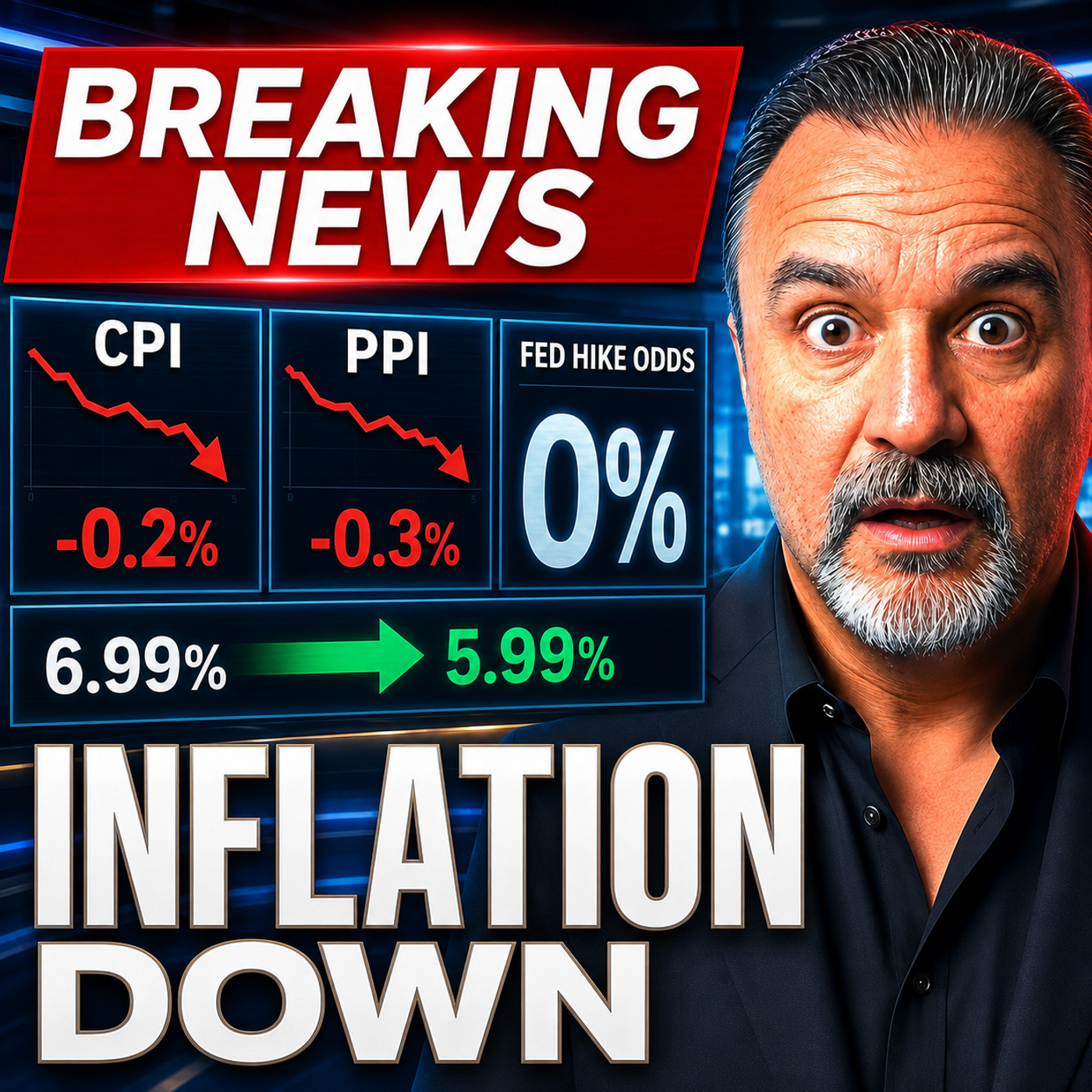 INFLATION Just Turned NEGATIVE: Mortgage Rates Could Retest 5.99% episode artwork