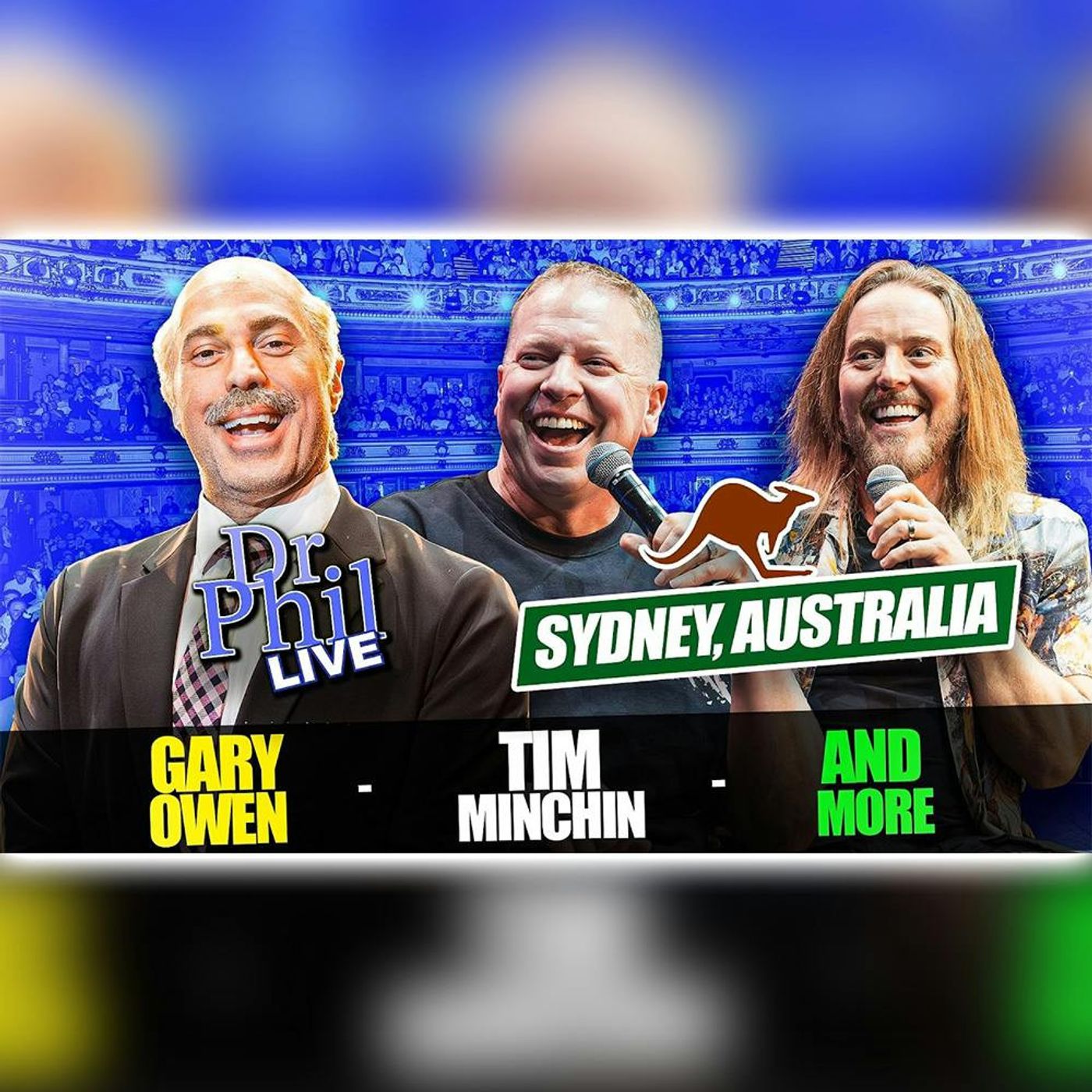 #868 Dr Phil LIVE! in Sydney, Australia | With Gary Owen, Tim Minchin and more! episode artwork