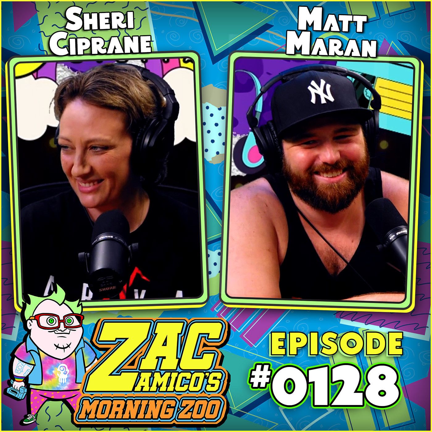 0128. Sheri Ciprane and Matt Maran episode artwork