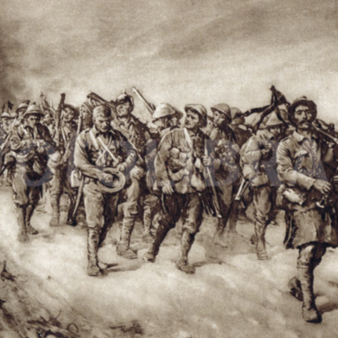 S8 Ep1165: Nick Lloyd characterizes 1916 as a "meat locker," dominated by the twin horrors of Verdun and the Somme. Falkenhayn's strategy at Verdun was a "concentrated experiment in killing," designed to bleed the French army dry through superior artillery rather th