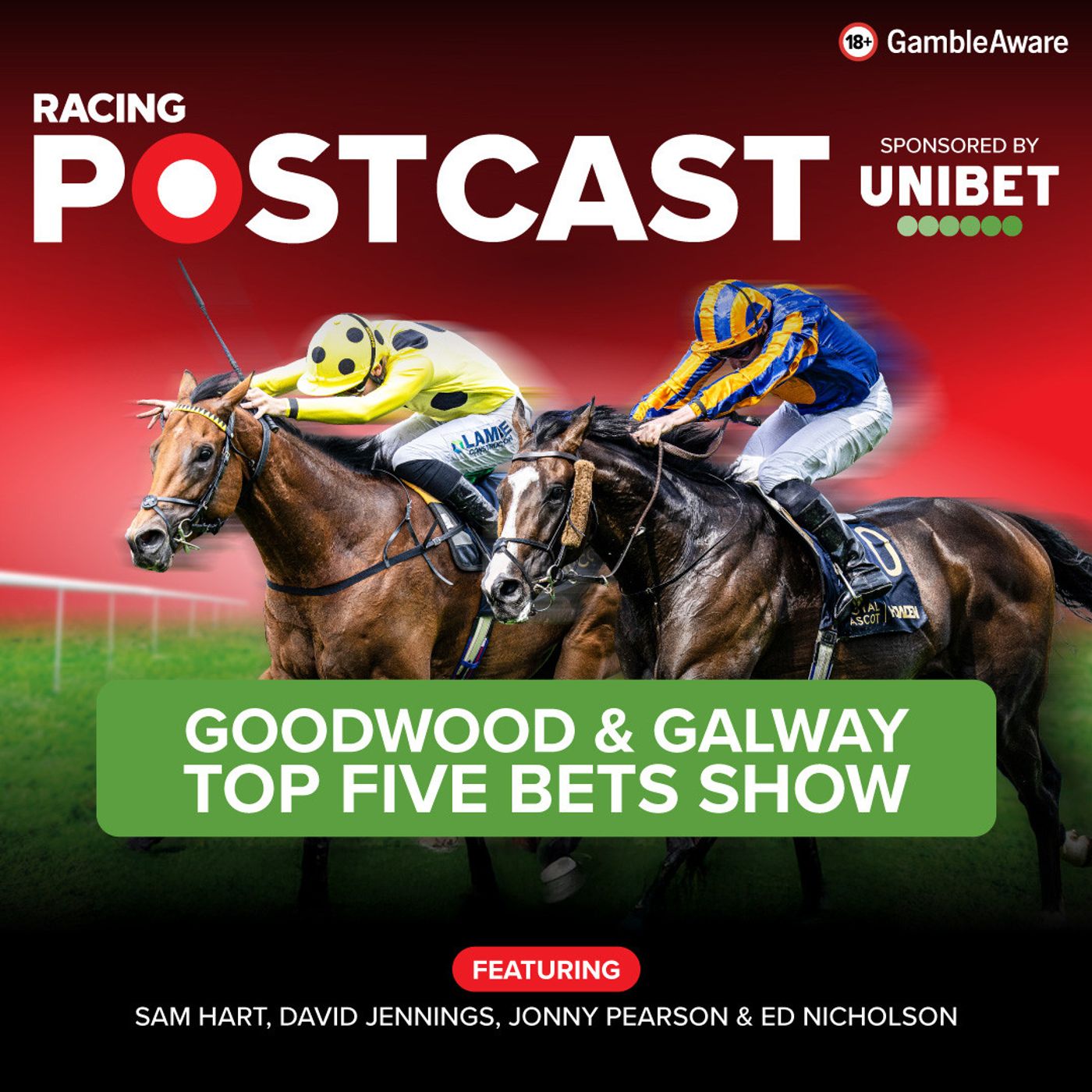 438: GOODWOOD & GALWAY TOP 5 BETS | Horse Racing Tips | Racing Postcast